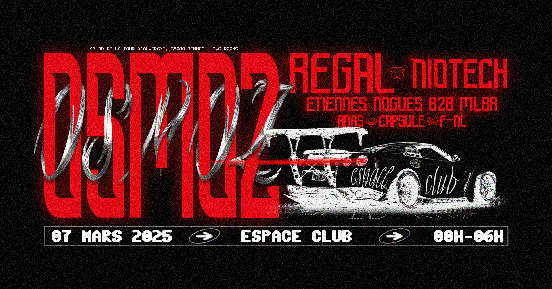 Osmoz W/ Regal - Niotech - Etienne Nogues | Espace Club Cover