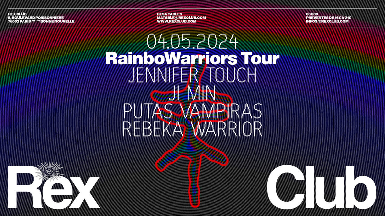 Rainbowarriors Tour: Rebeka Warrior, Putas Vampiras & More Cover