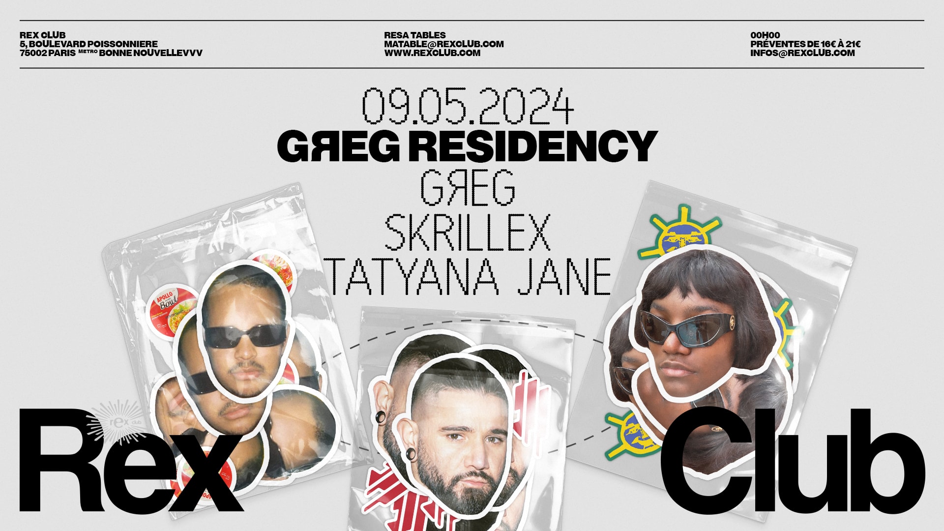 Greg Residency: Greg, Skrillex, Tatyana Jane Cover