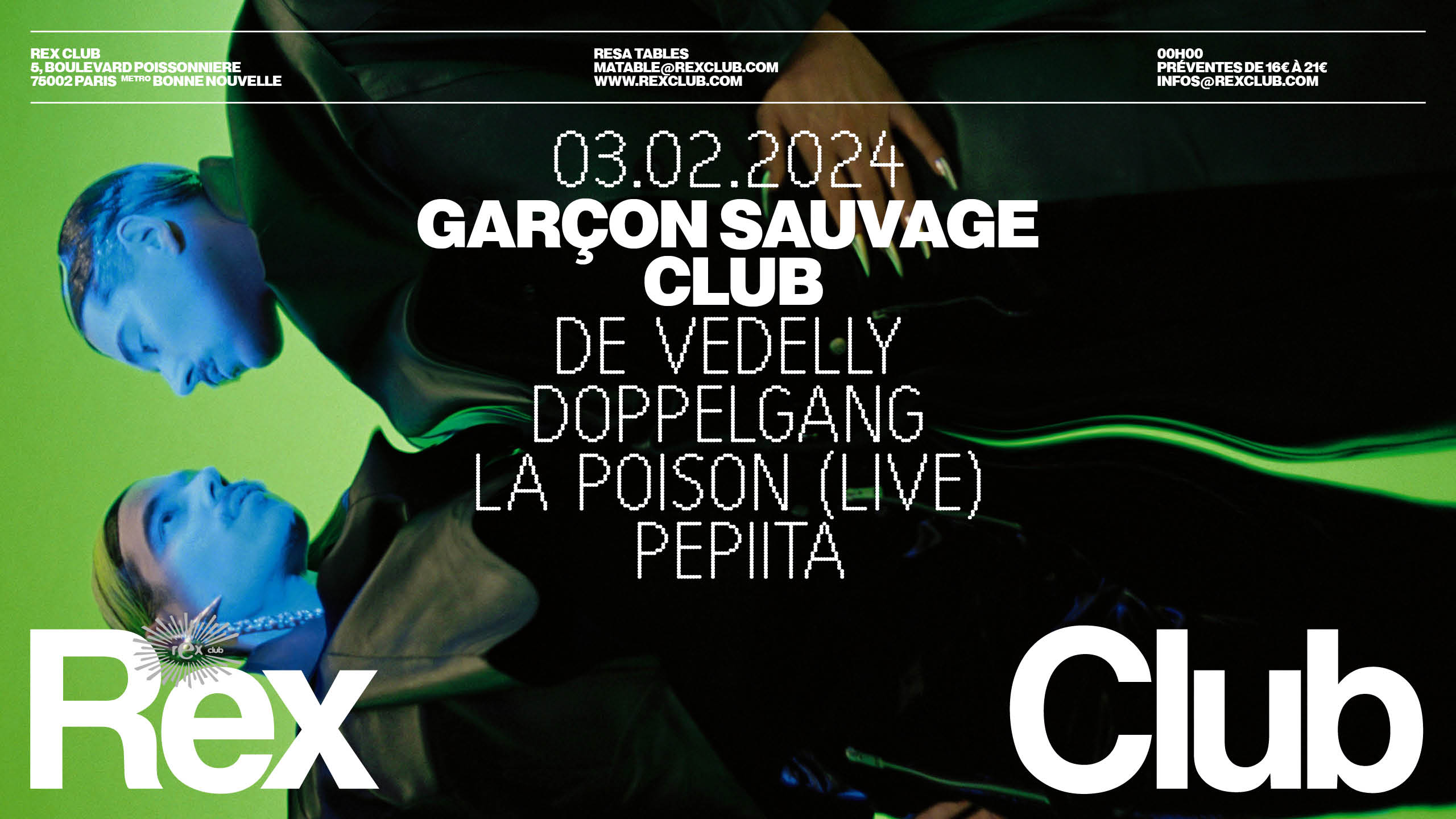 Garçon Sauvage: De Vedelly, Doppelgang, La Poison, Pepiita Cover