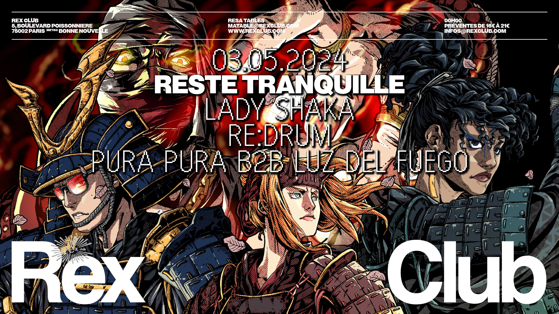 Reste Tranquille: Lady Shaka, Re:Drum & More Cover