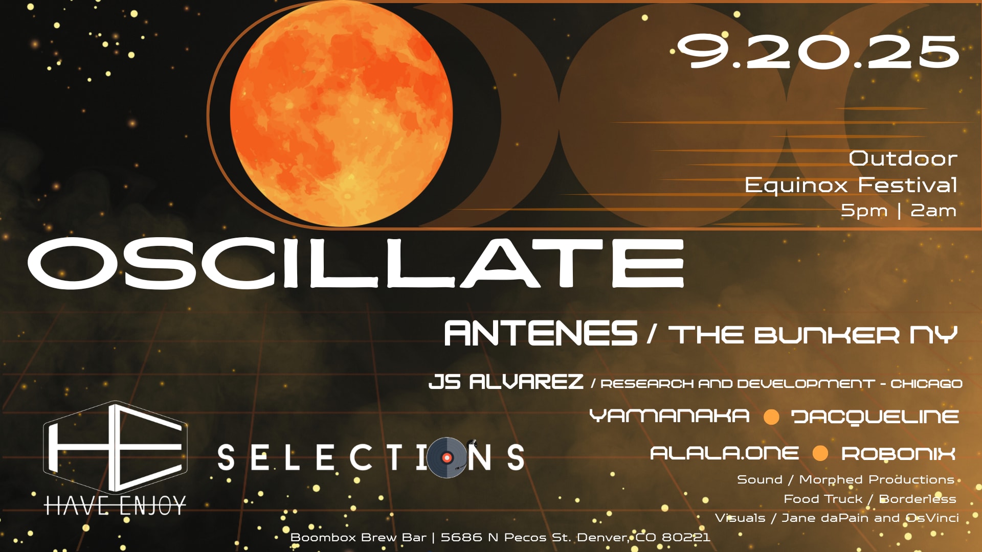 Antenes - Saturday, September 20th Cover