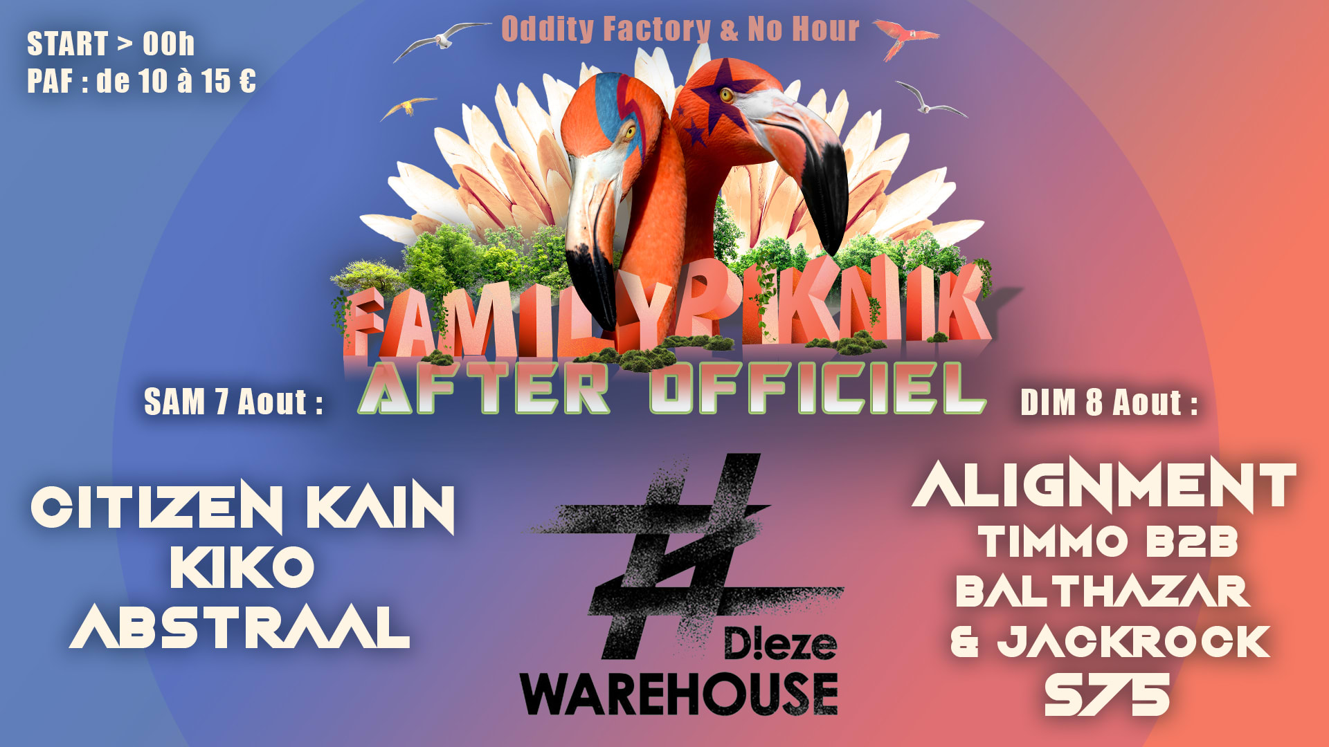 After Officiel Family Piknik #Dieze Club Montpellier Cover