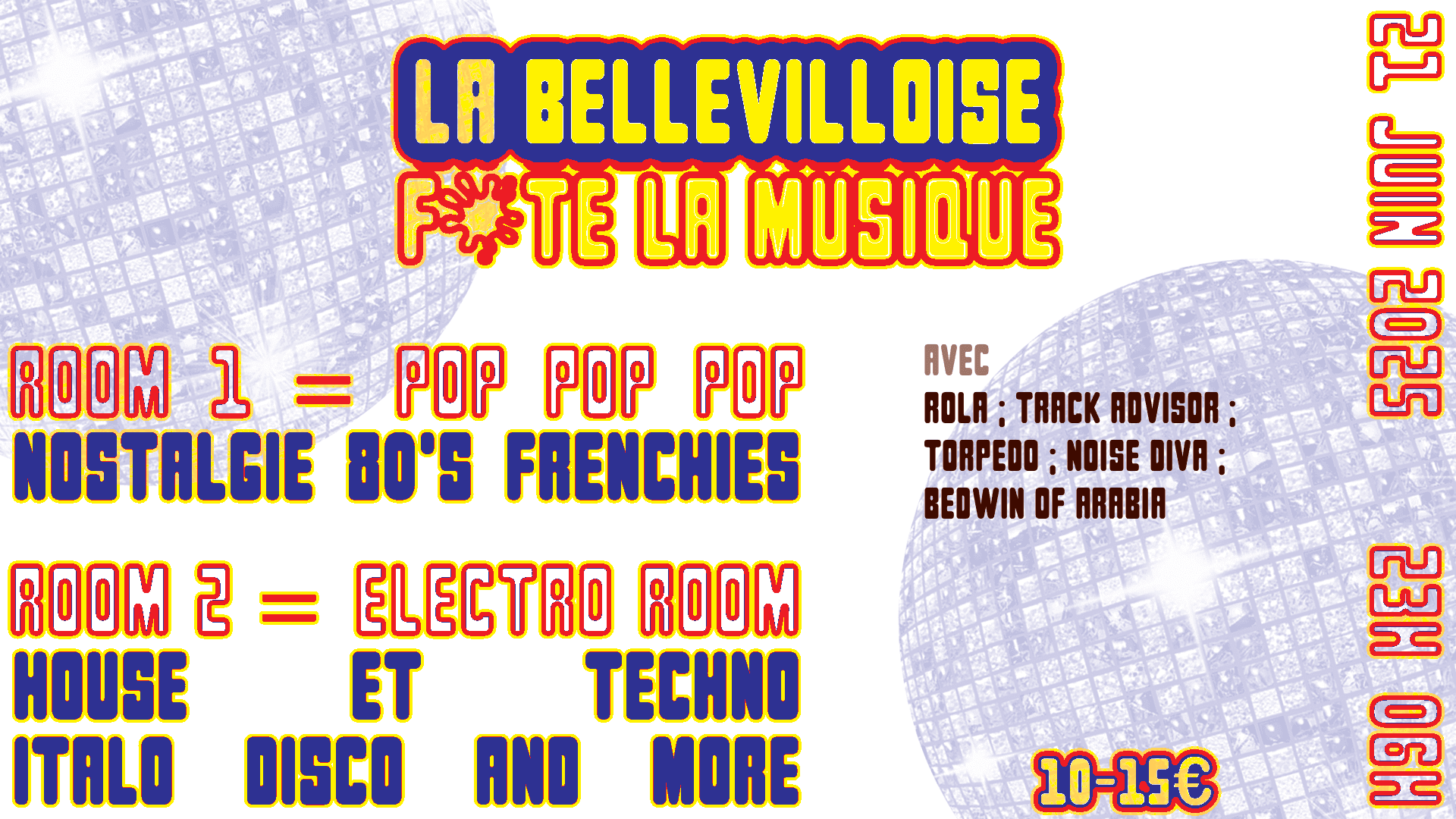 La Bellevilloise Fête La Musique... All Night Long ! Cover