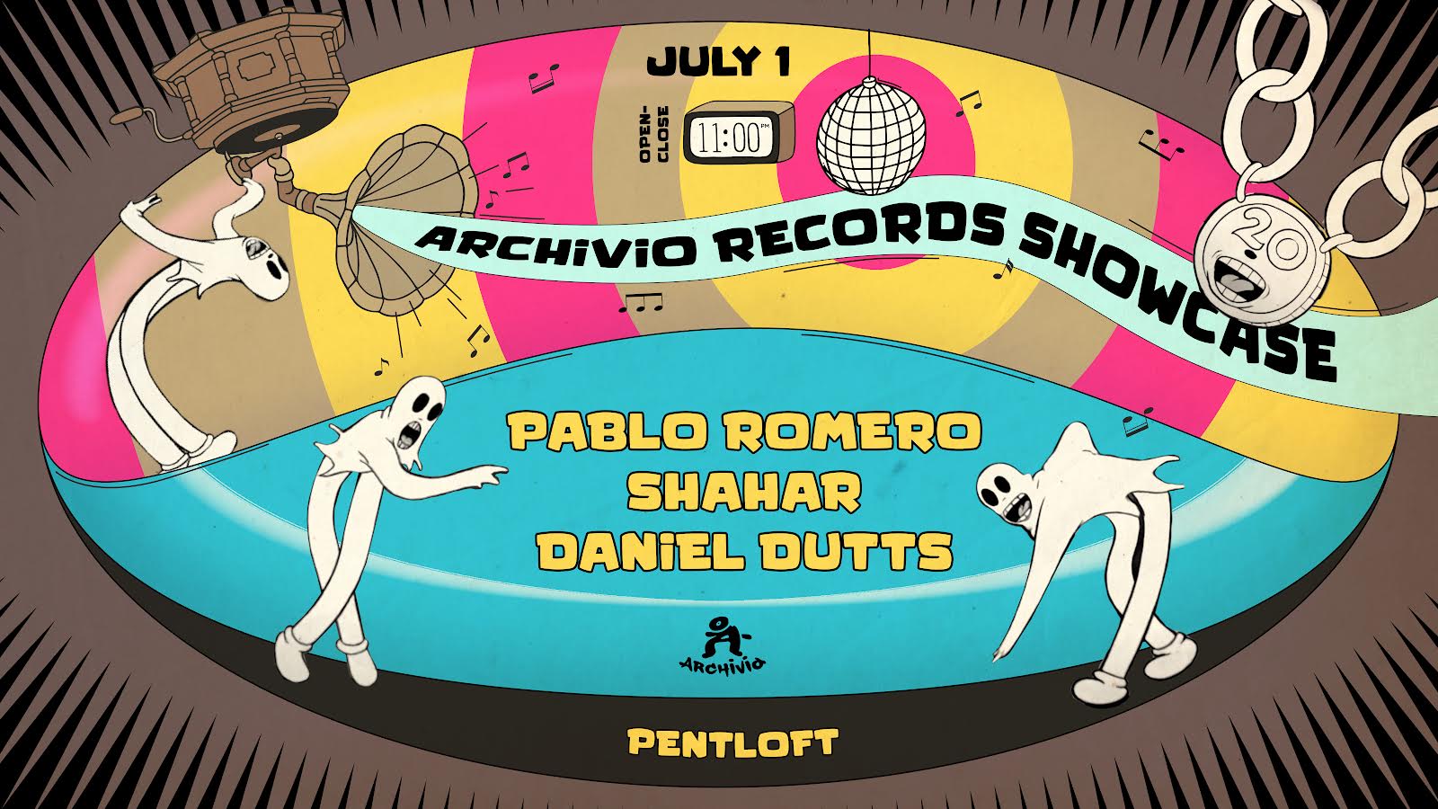 Archivio Records At The Pent Loft Cover