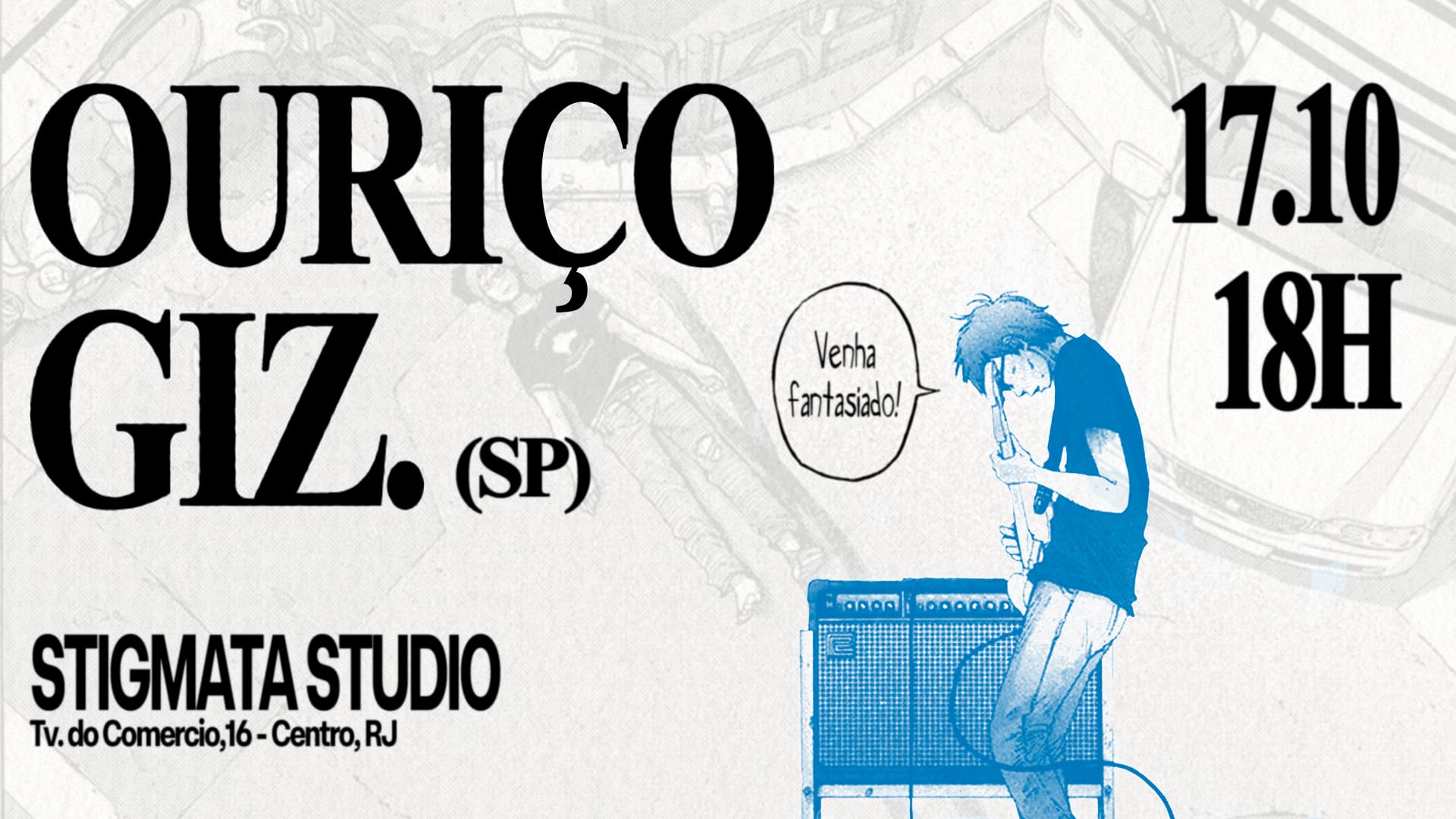 Ouriço & Giz. No Stigmata! Cover
