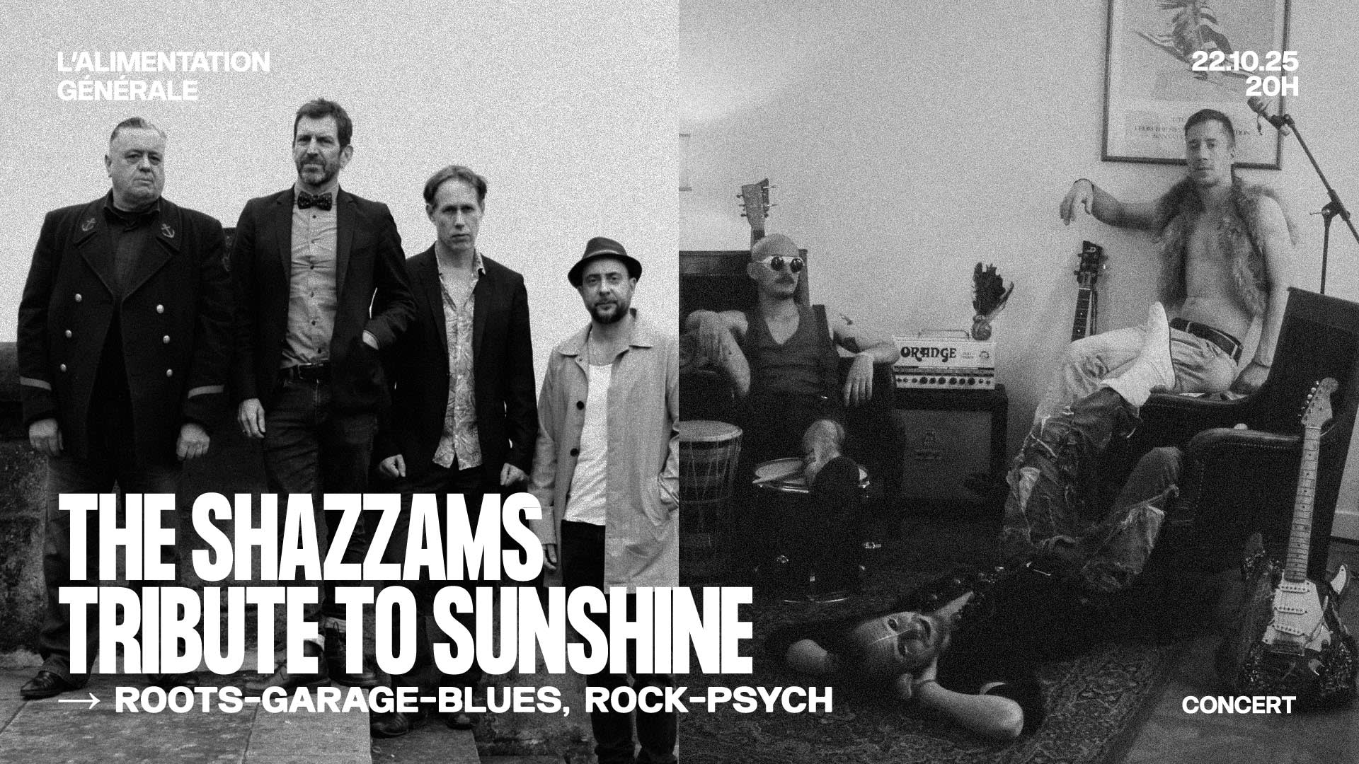 The Shazzams, Tribute To Sunshine Cover
