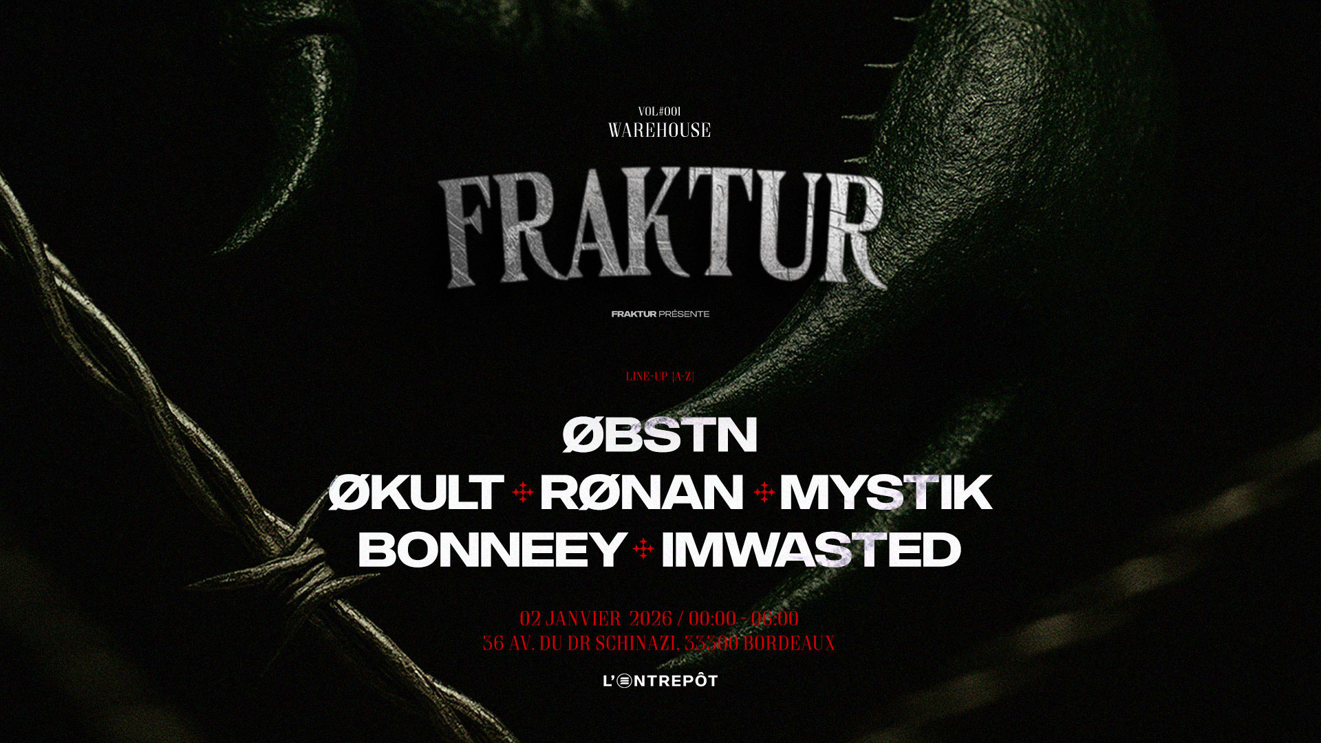 Fraktur W/ Øbstn / Økult / Mystik / Rønan (...) Cover
