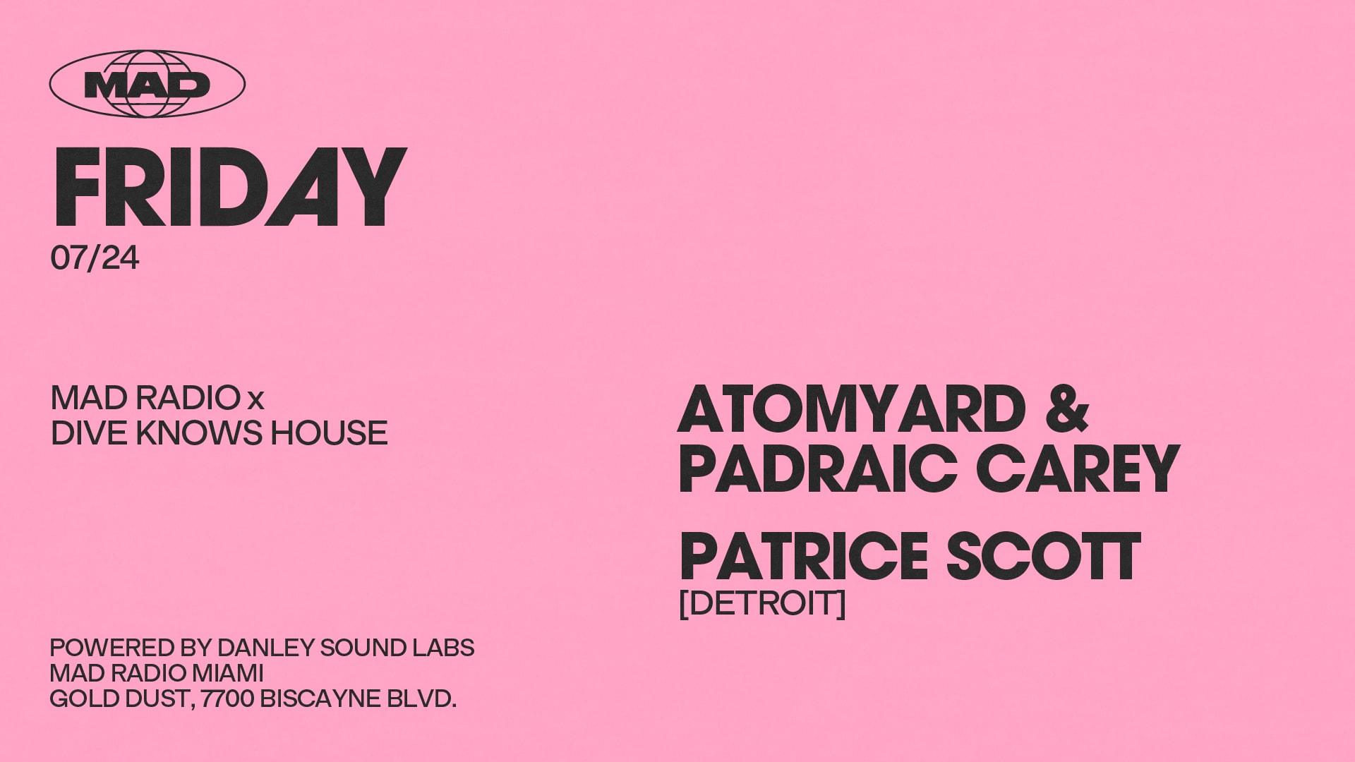 Dive Knows House: Atomyard & Padraic Carey / Patrice Scott Cover
