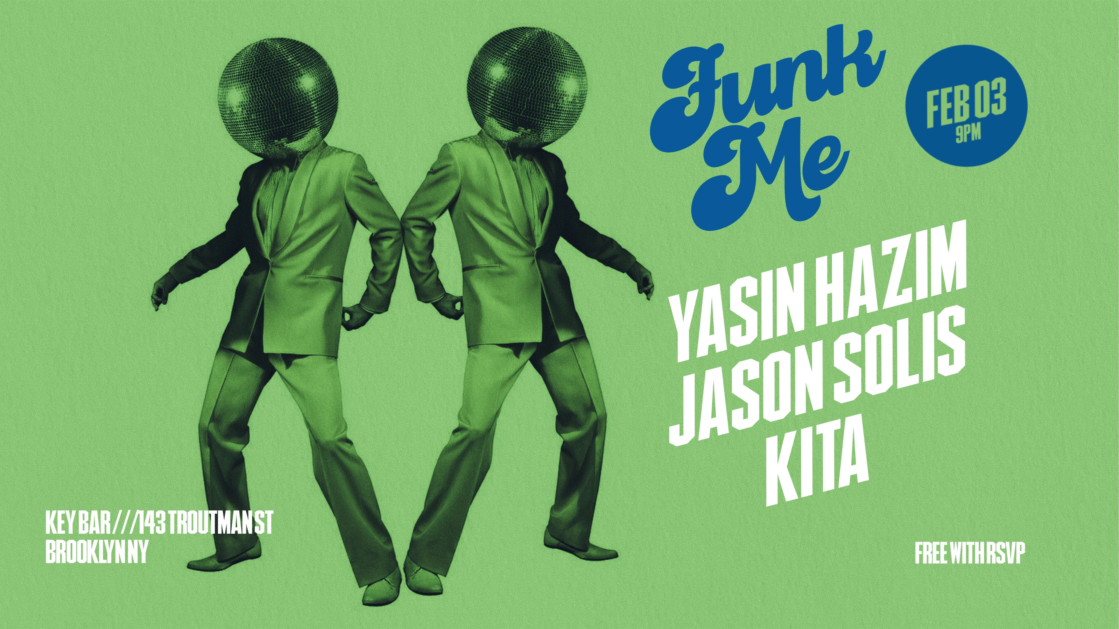 Funk Me, Vol.2 At Keybar In Bushwick. Cover