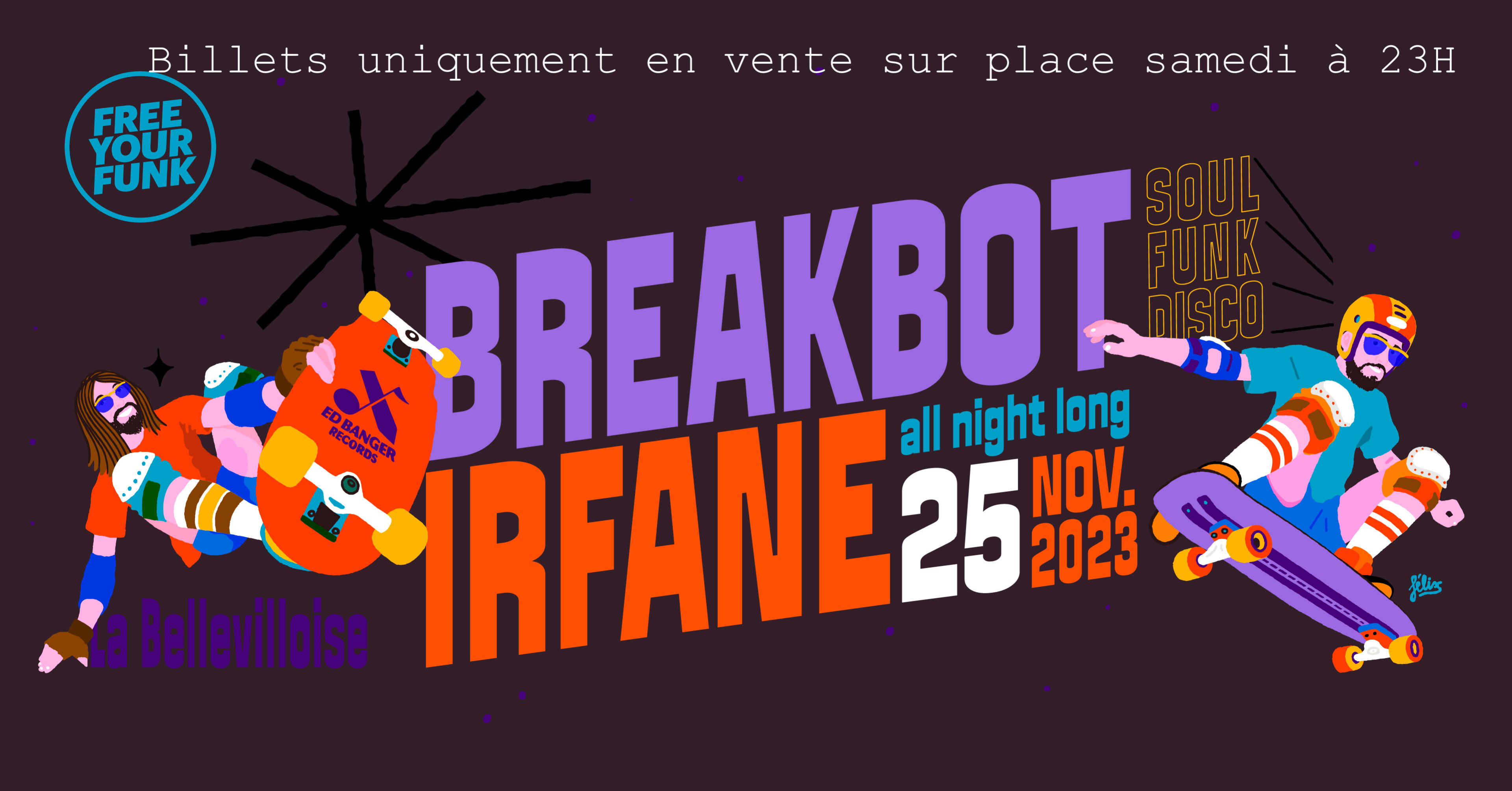 Free Your Funk : Breakbot & Irfane All Night Long | 25.11.23 Cover