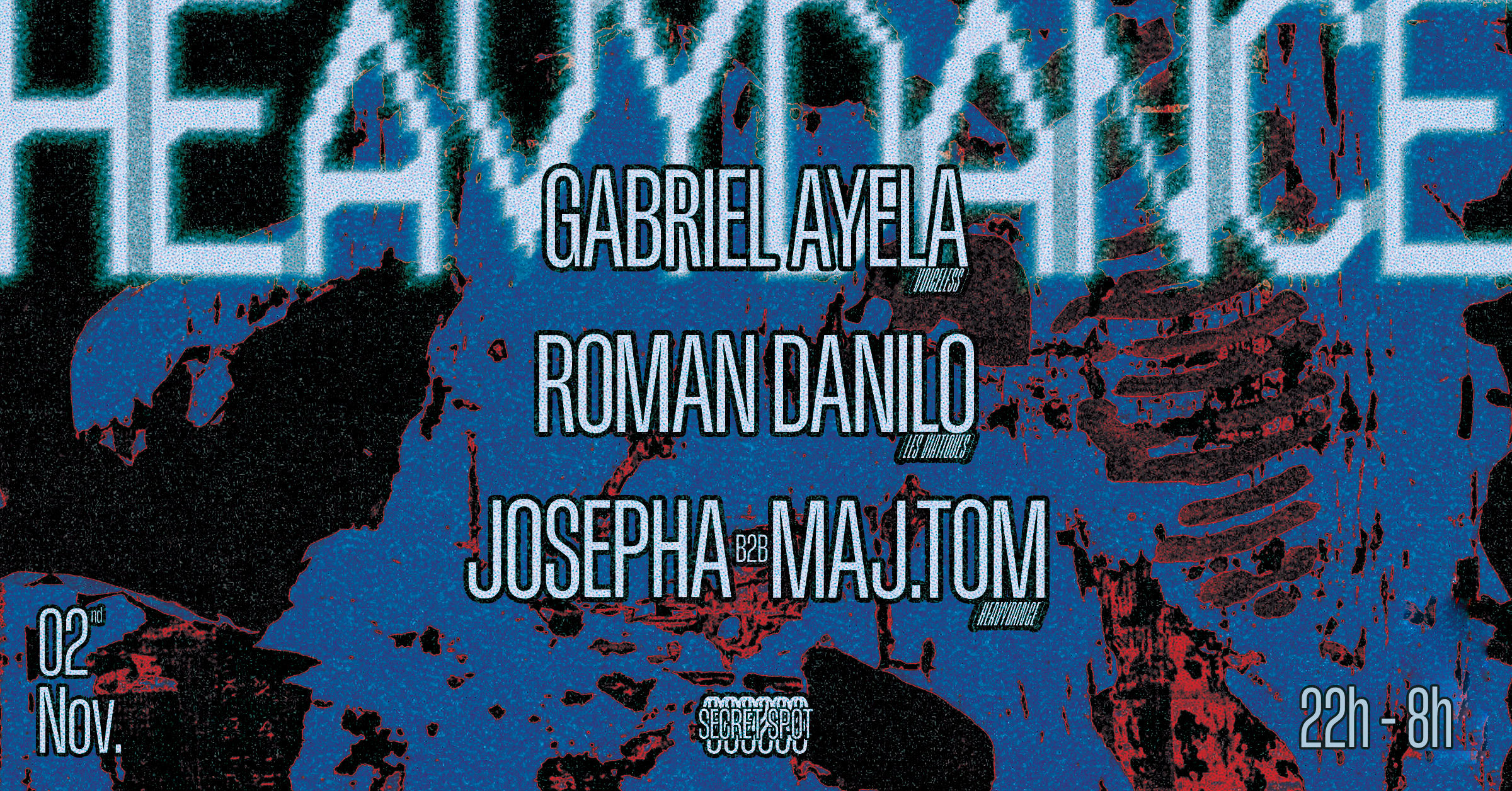 Heavydance : Gabriel Ayela, Roman Danilo, Josepha & Maj.Tom Cover