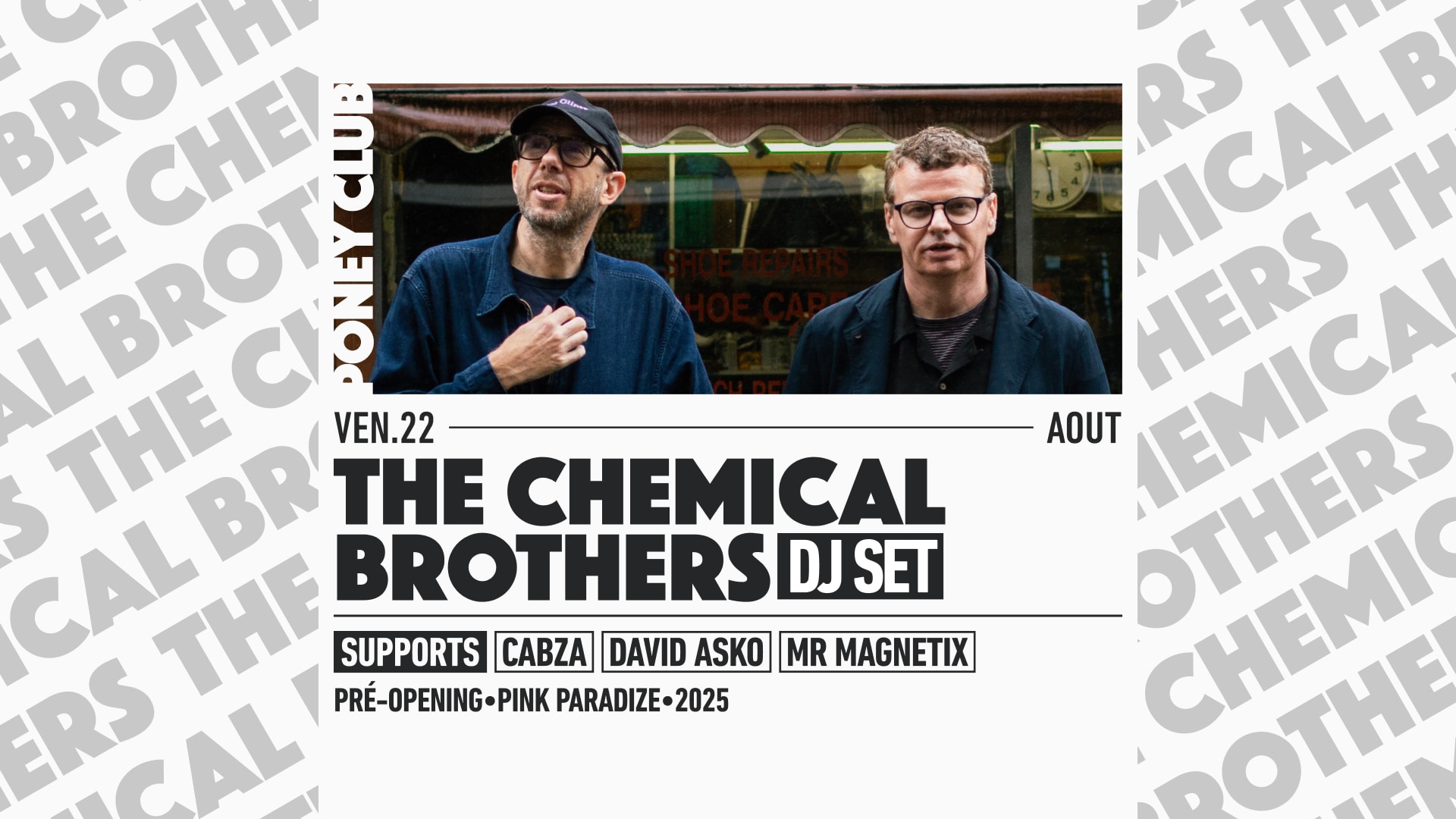 The Chemical Brothers Dj Set X Poney Club Cover