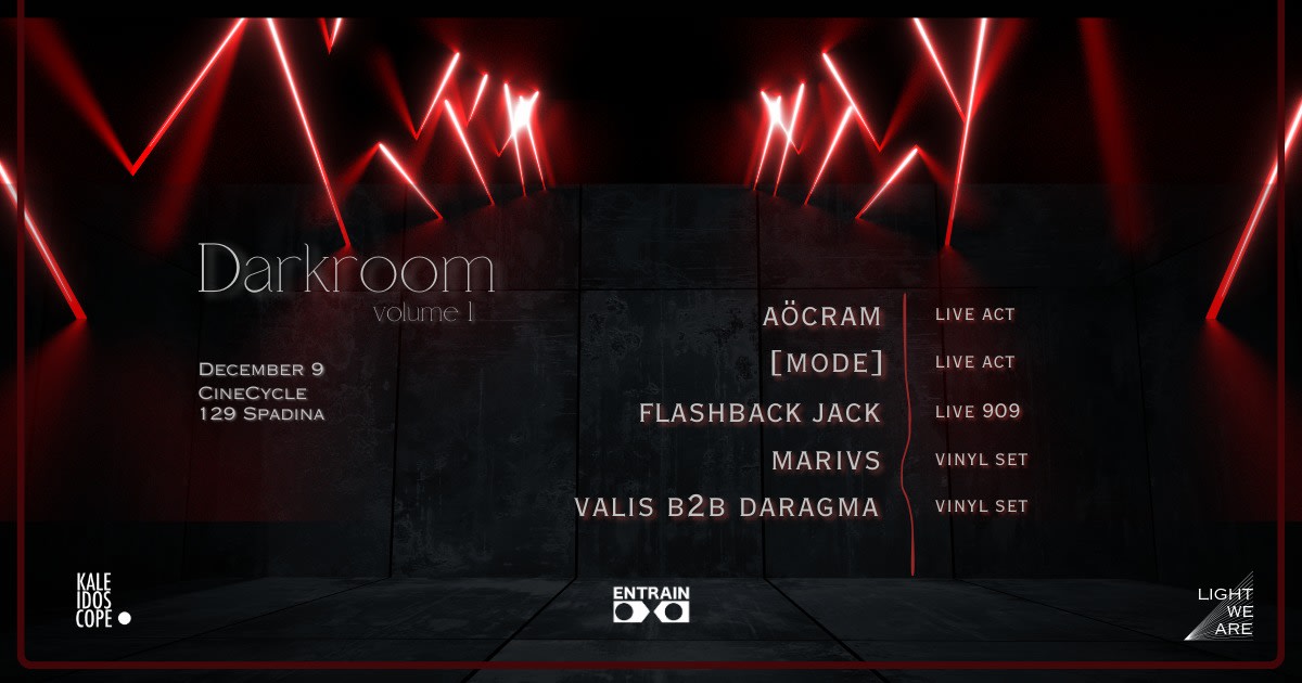 Darkroom (V1): Live And Vinyl Only Techno Cover