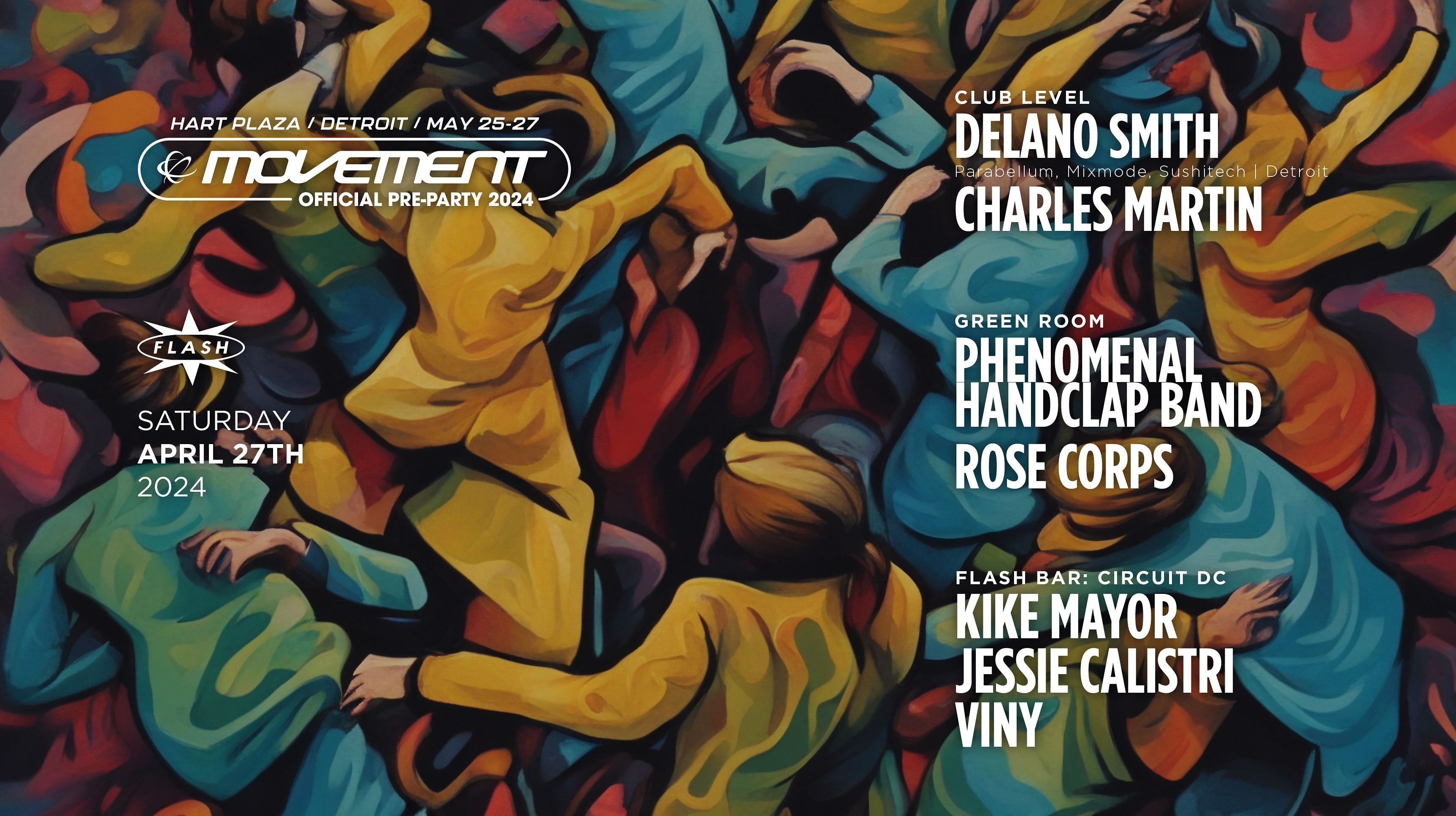 Movement Official Pre-Party: Delano Smith Cover