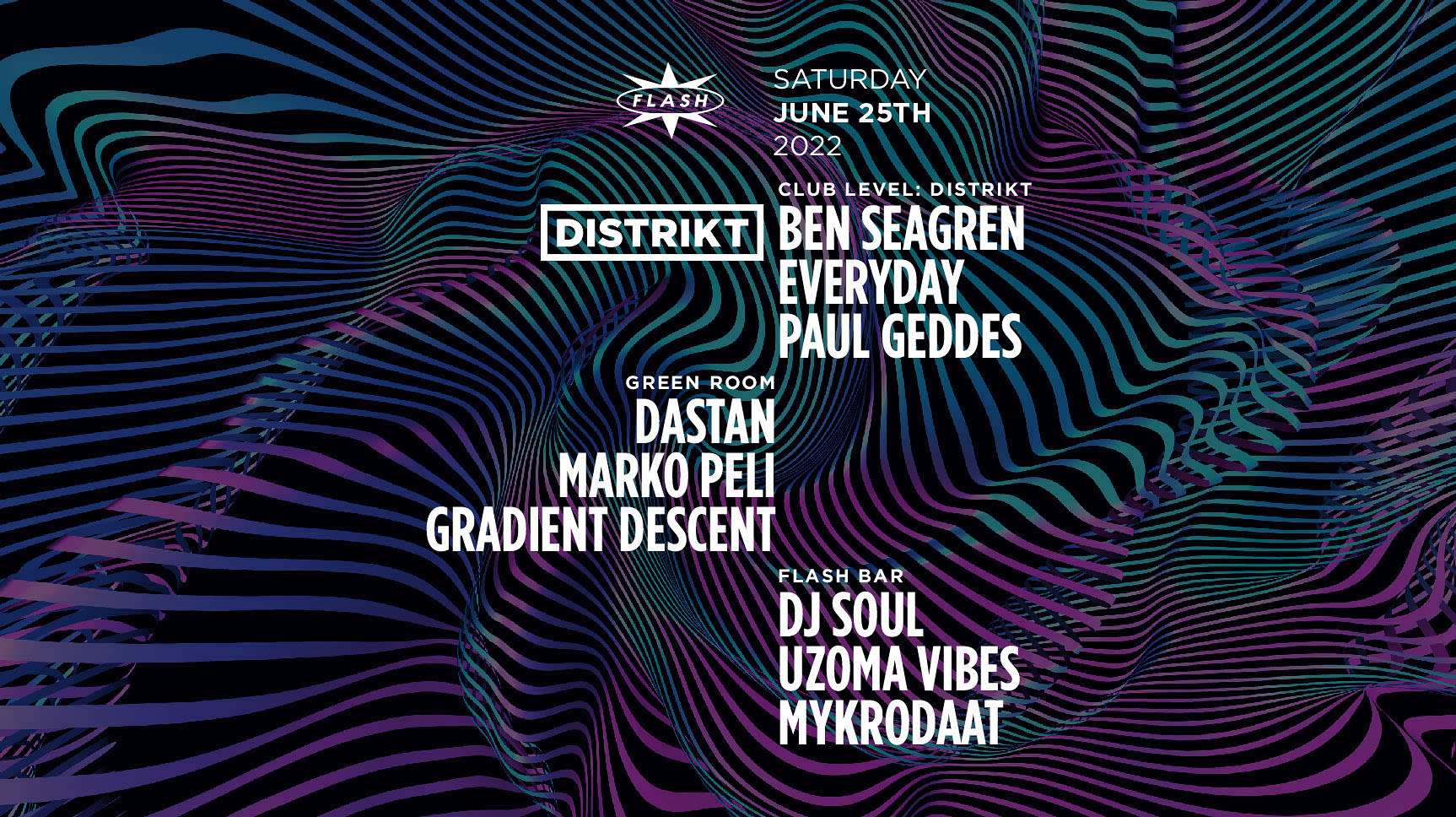 Distrikt Takeover: Ben Seagren - Everyday - Paul Geddes - Dastan Cover