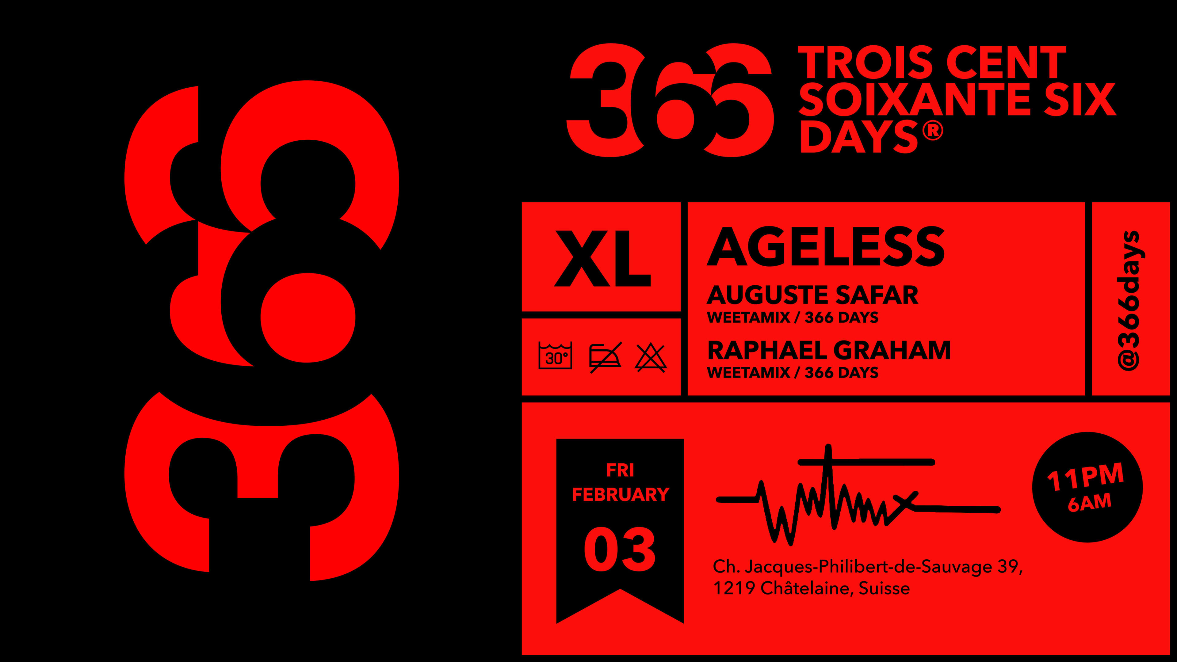 366 Days // Ageless, Auguste Safar, Raphael Graham Cover