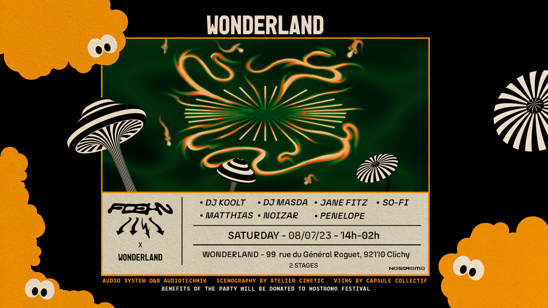 Wonderland X Foehn : Jane Fitz, Matthias, Dj Masda, Dj Koolt Cover