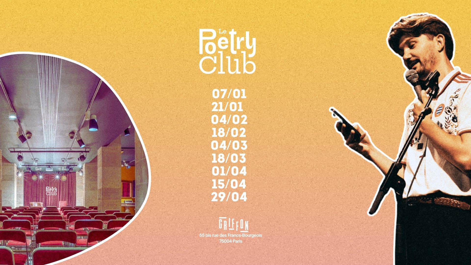 Le Poetry Club - 18/02 Cover