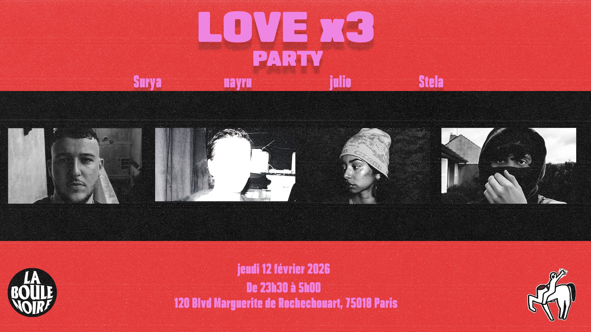 Love X3 Party Cover