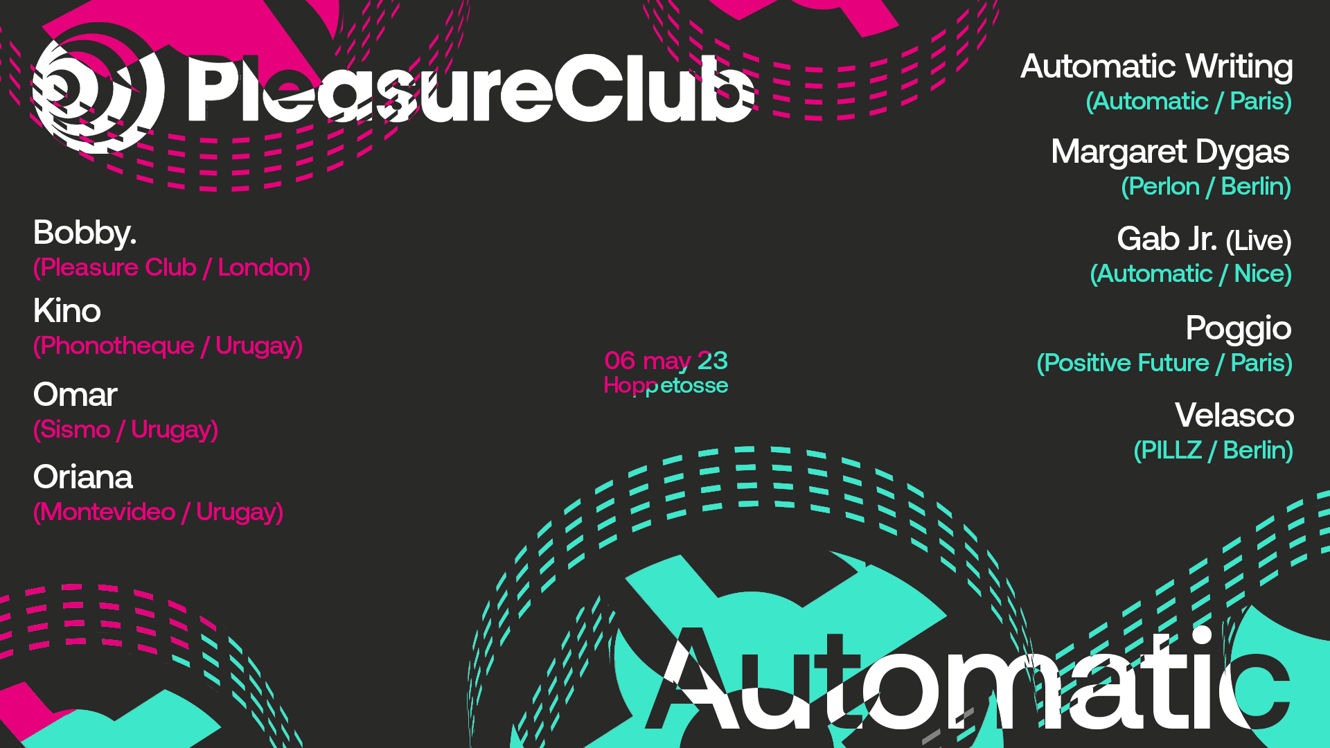 Automatic X Pleasure Club : Margaret Dygas, Omar, Velasco... Cover
