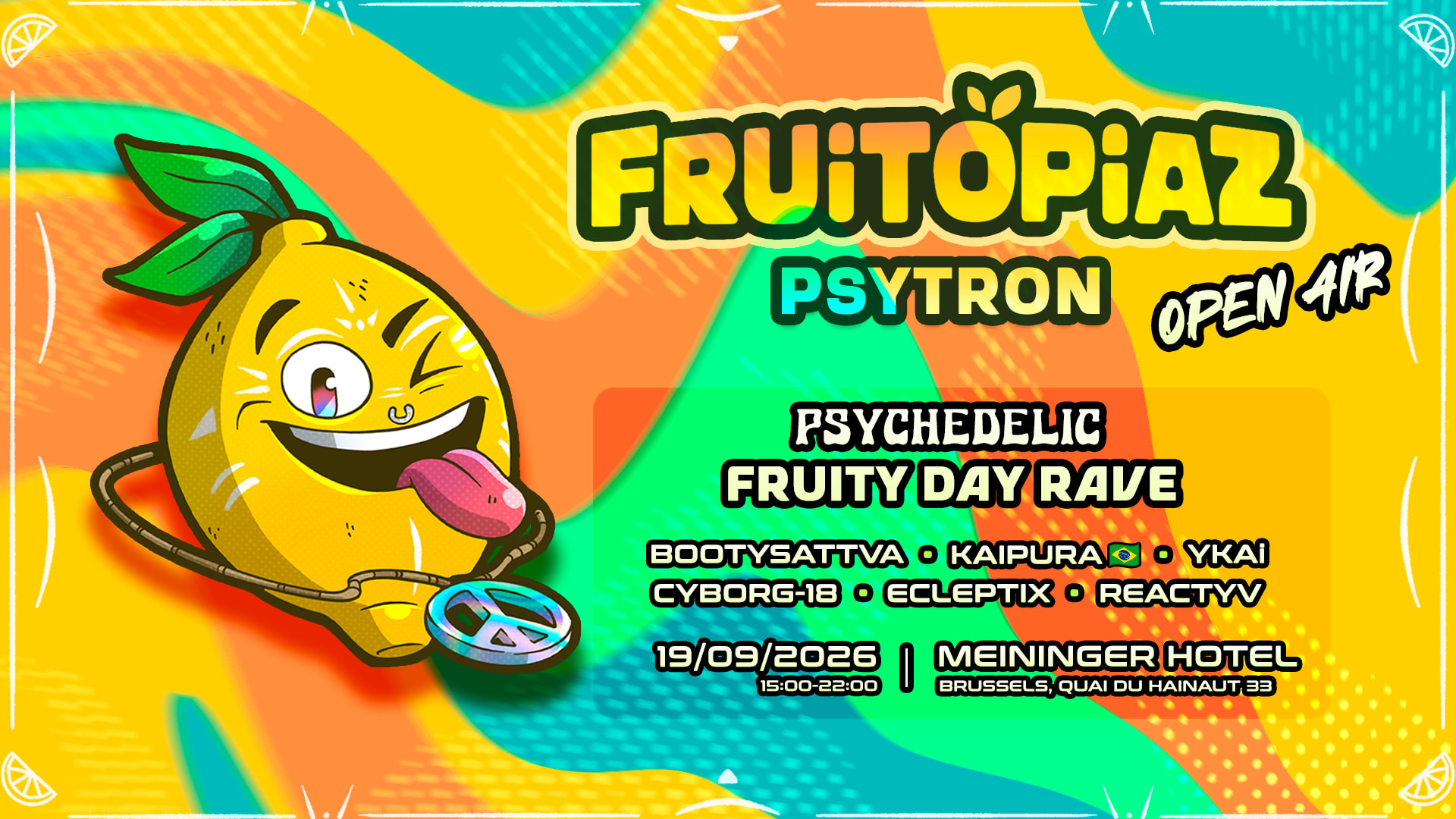 Fruitopiaz - Psytron | Fruity Day Rave Cover