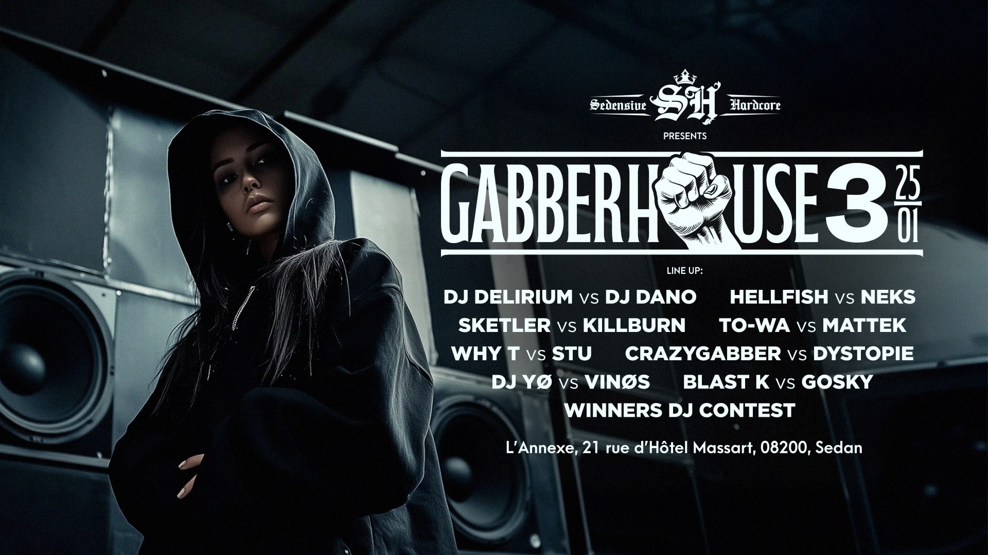 Sedensive Hardcore Presents Gabberhouse 3 Cover