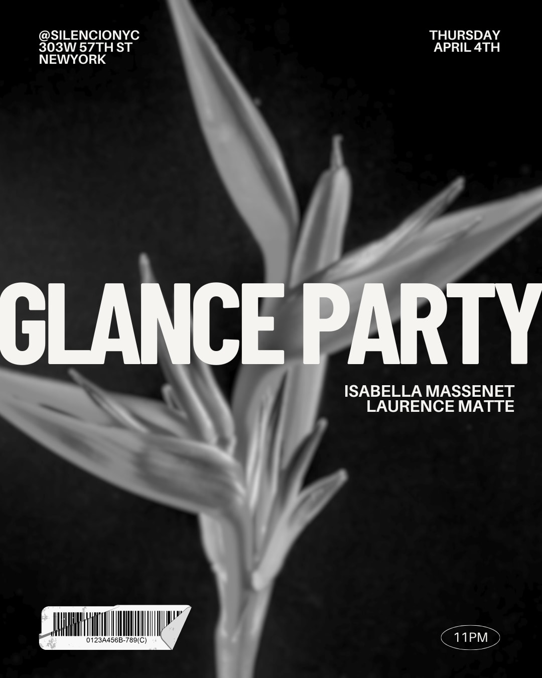 Glance Party W/ Isabella Massenet & Laurence Matte Cover