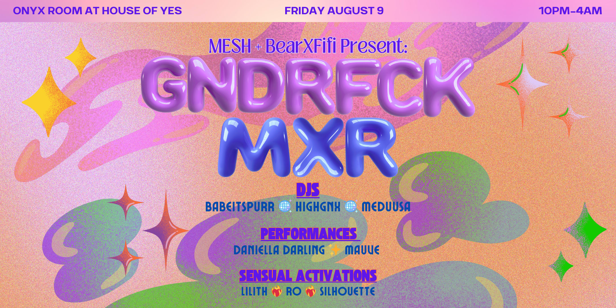 Gndrfck @ Onyx Room Cover