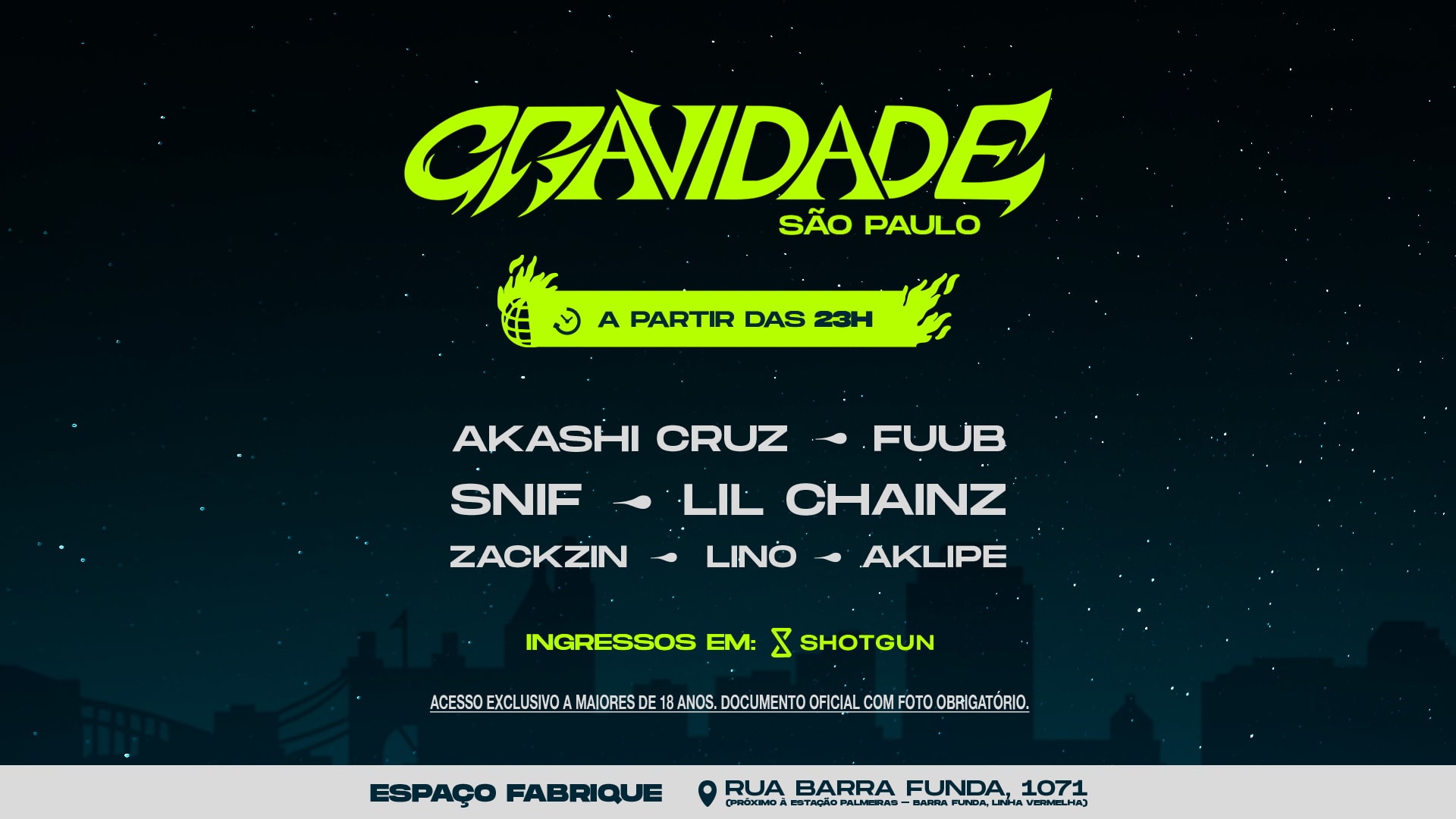 Gravidade - São Paulo 2025 Cover