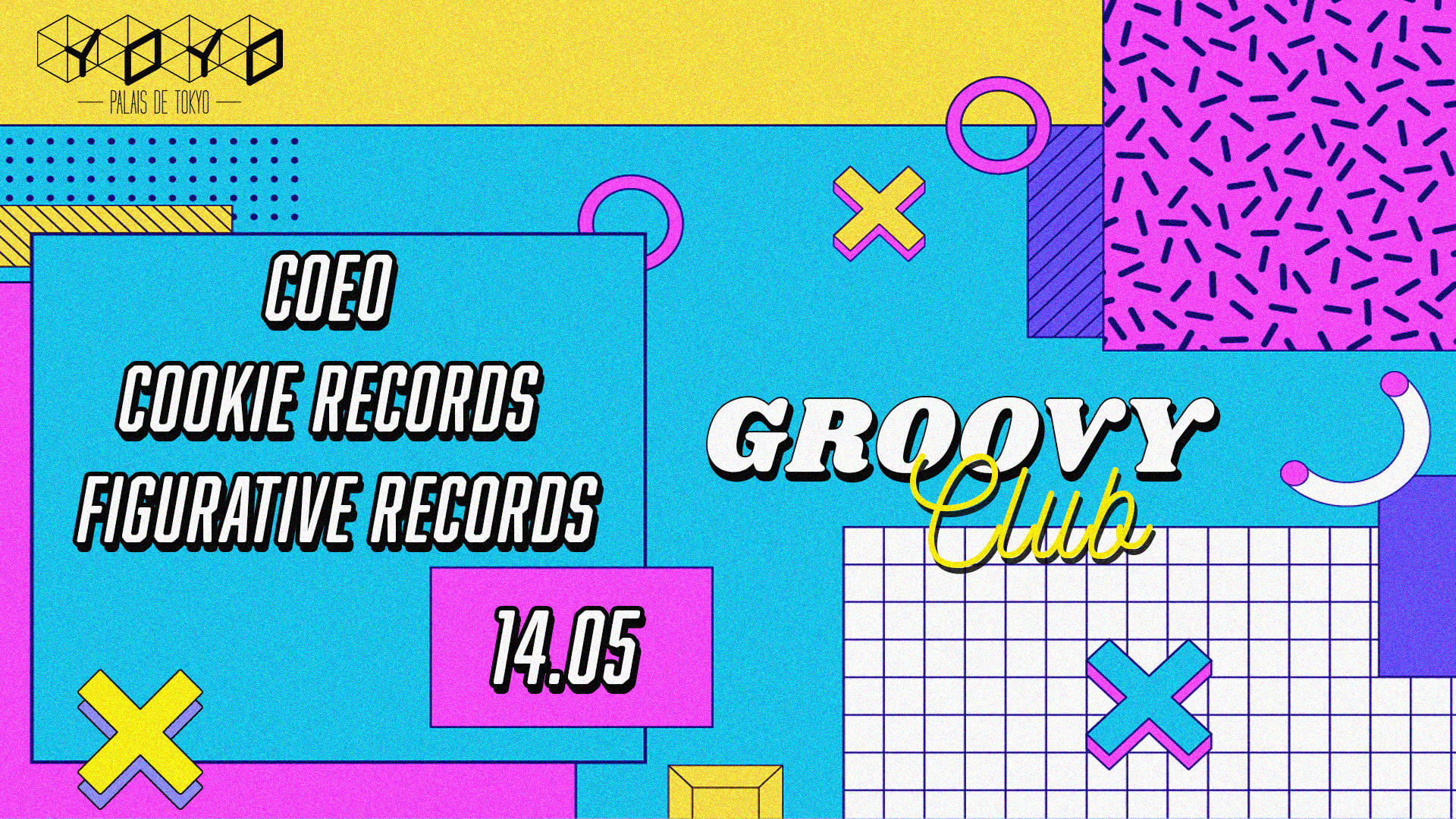 Groovy Club : Coeo / Cookie Records / Figurative Records @Yoyo Cover