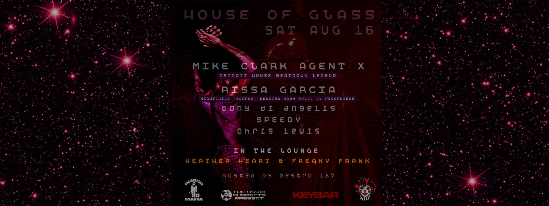 House Of Glass: Mike "Agent X" Clark (Detroit), Rissa Garcia Cover