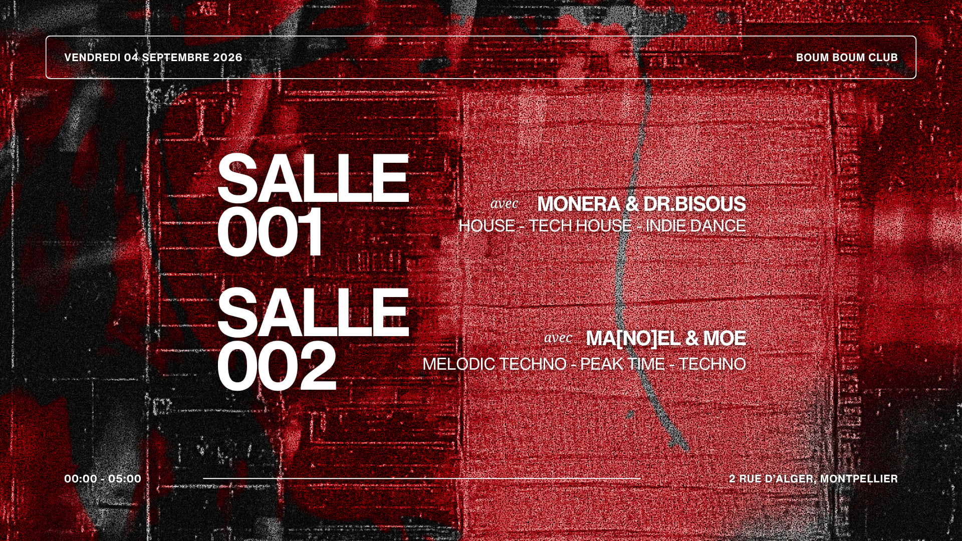 Boum Boum : 2 Salles, 2 Ambiances Cover