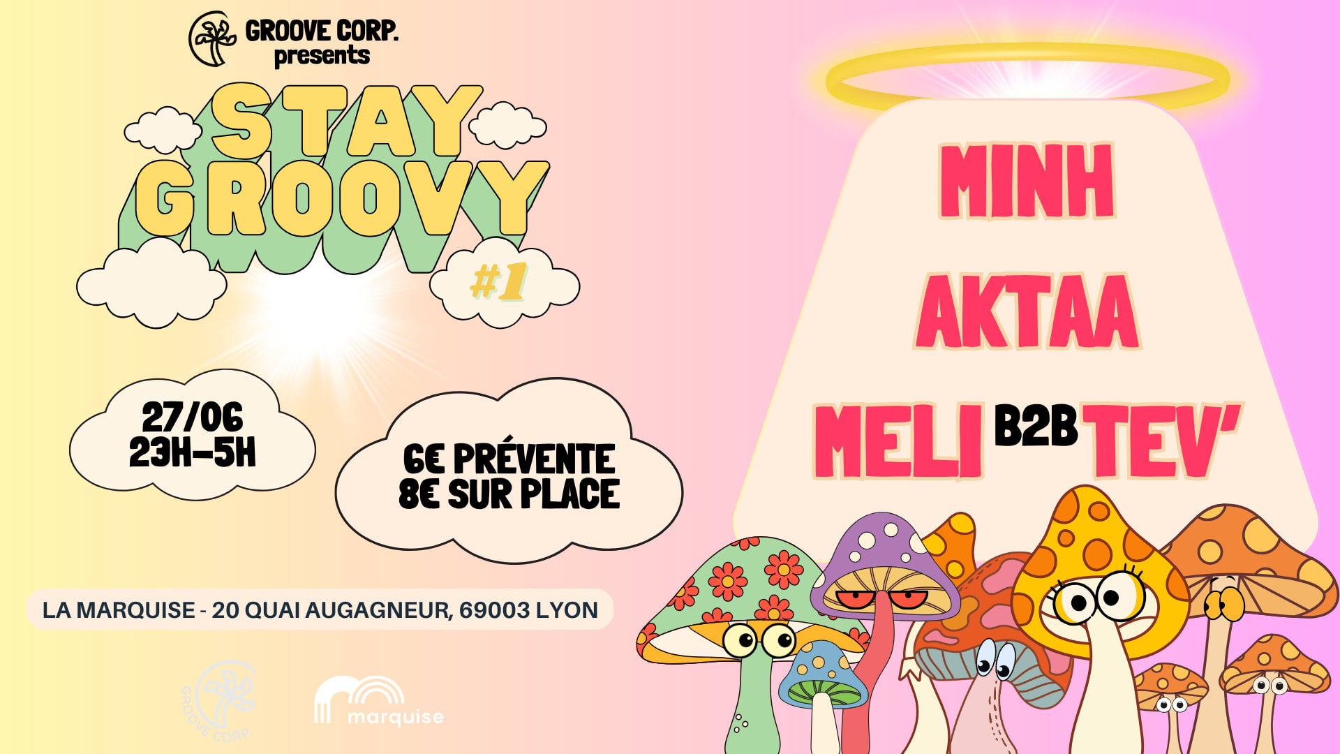 Stay Groovy #1 - Groove Corp. @ La Marquise Cover
