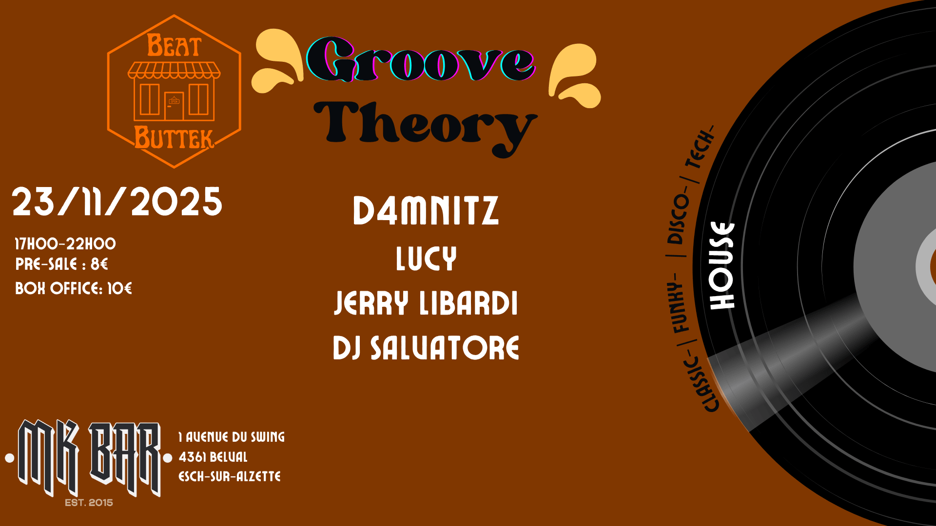 Beat Buttek - Groove Theory Cover