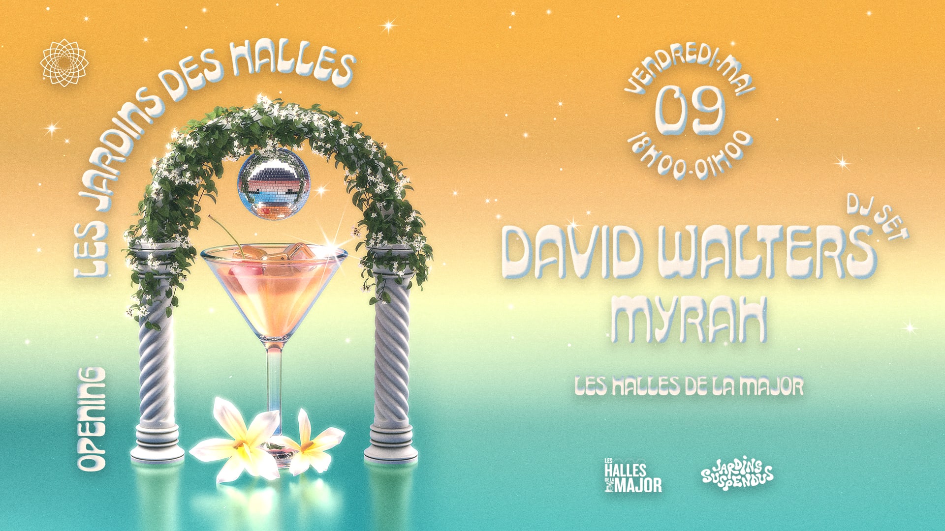 Jardins Des Halles : Opening - David Walters Cover