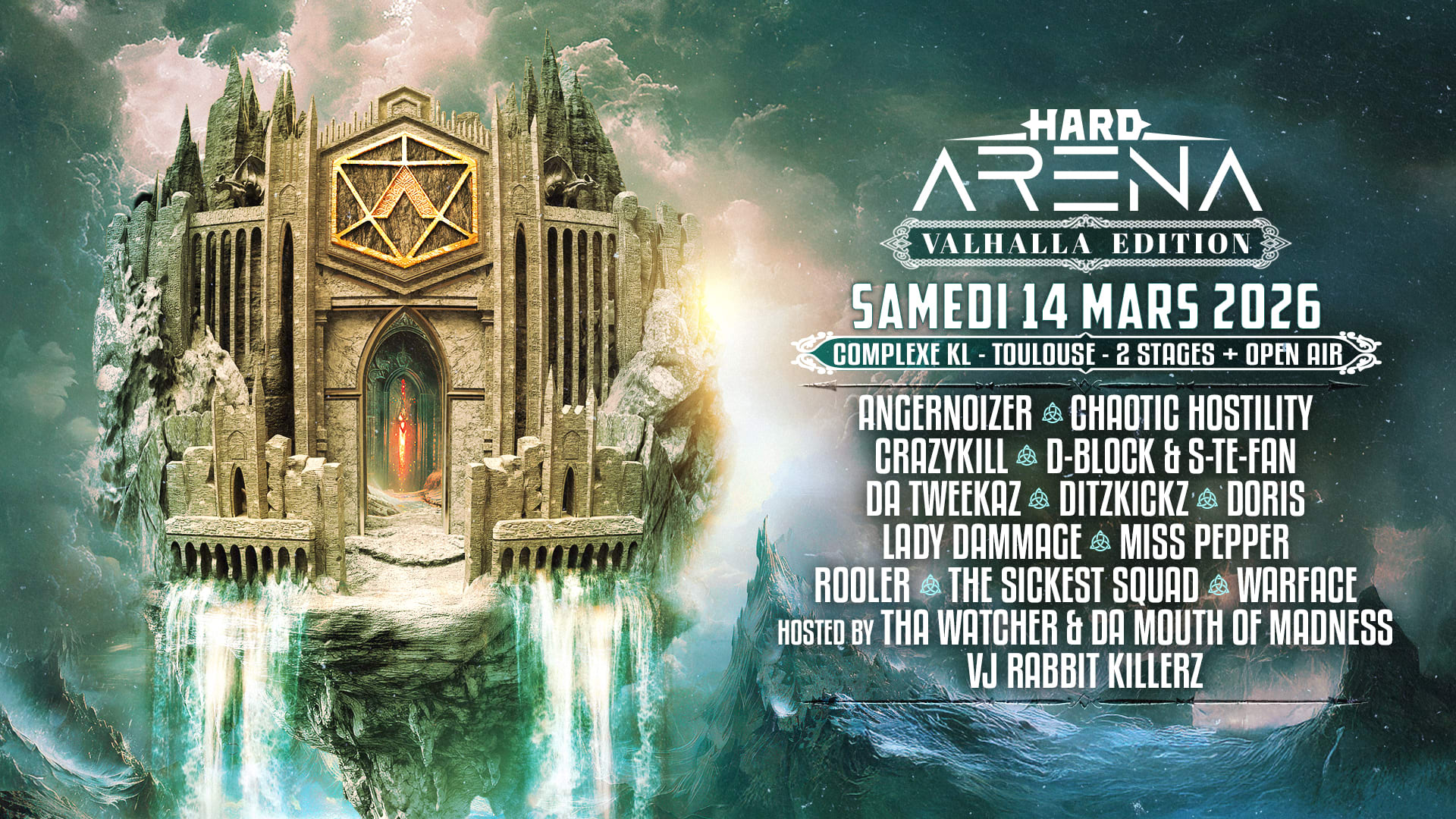 Hard Arena Valhalla Xxl W/ Rooler, Da Tweekaz, Warface... Cover