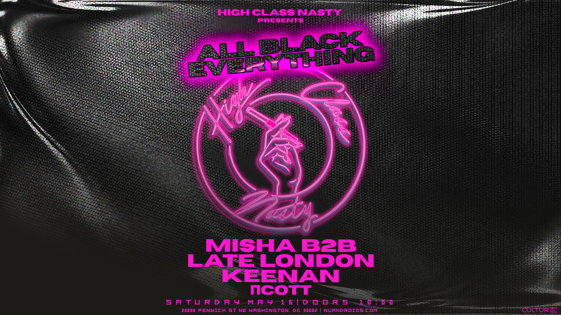 High Class Nasty Presents: All Black Everything Cover