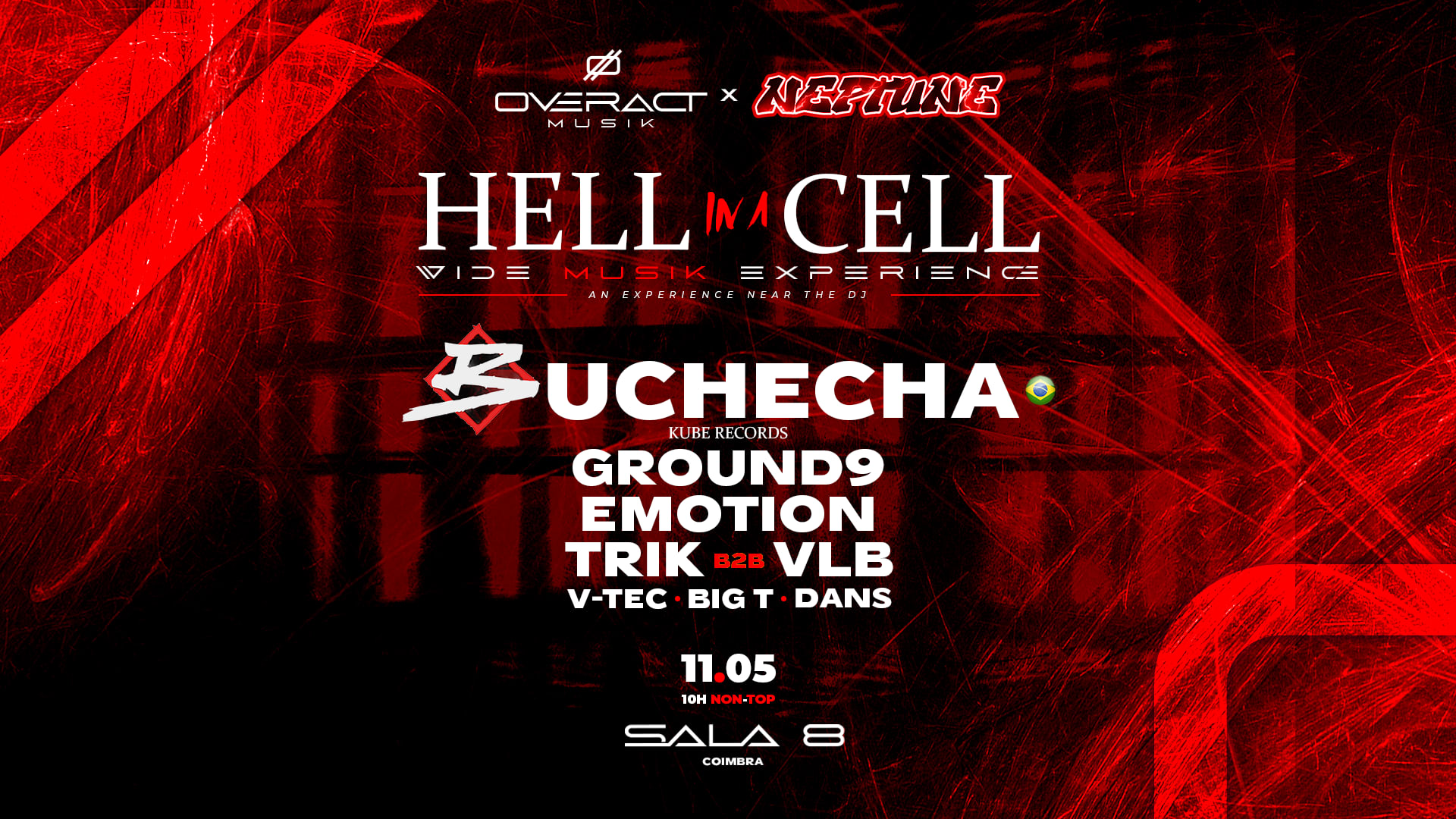 Overact Musik X Neptune Presents "Hell In A Cell" Cover