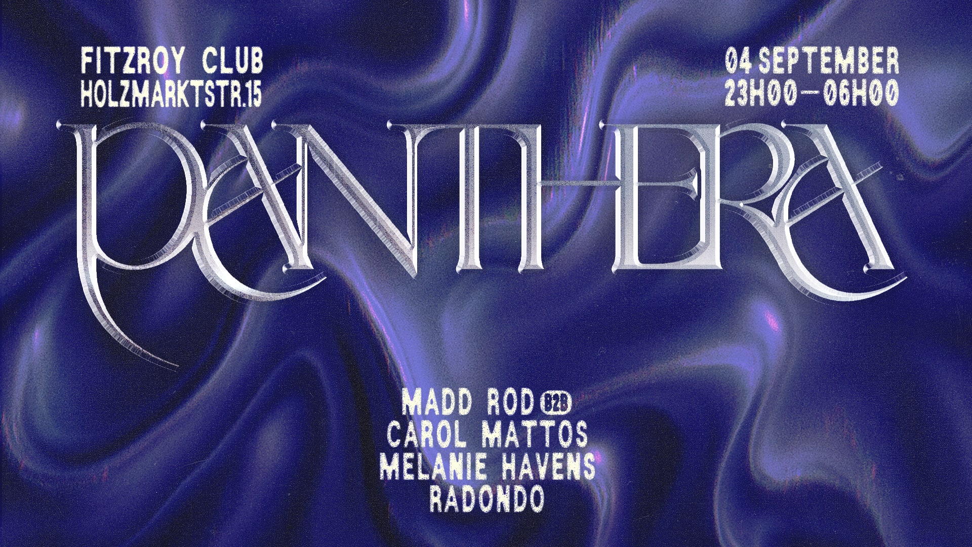 Panthera W/ Carol Mattos, Madd Rod, Melanie Havens & Radondo Cover