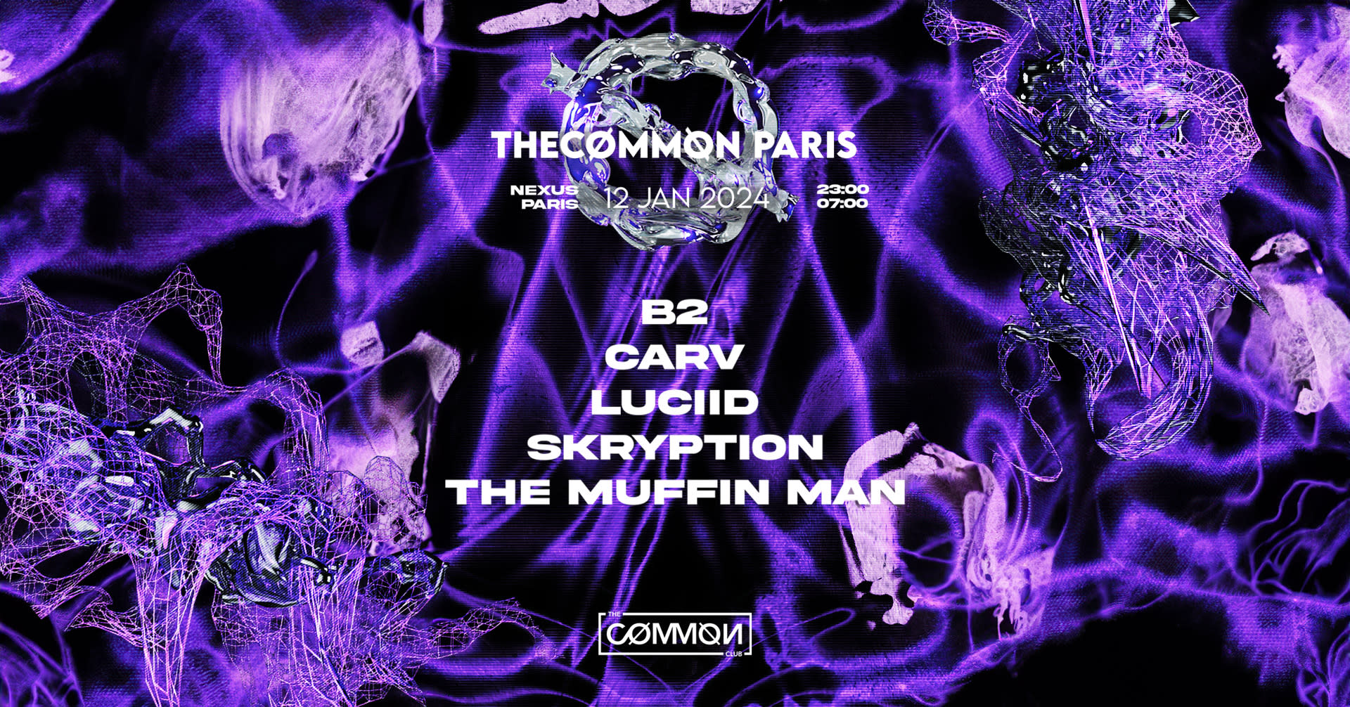 Thecommon Paris : B2 - Carv - Luciid - Skryption & More Cover