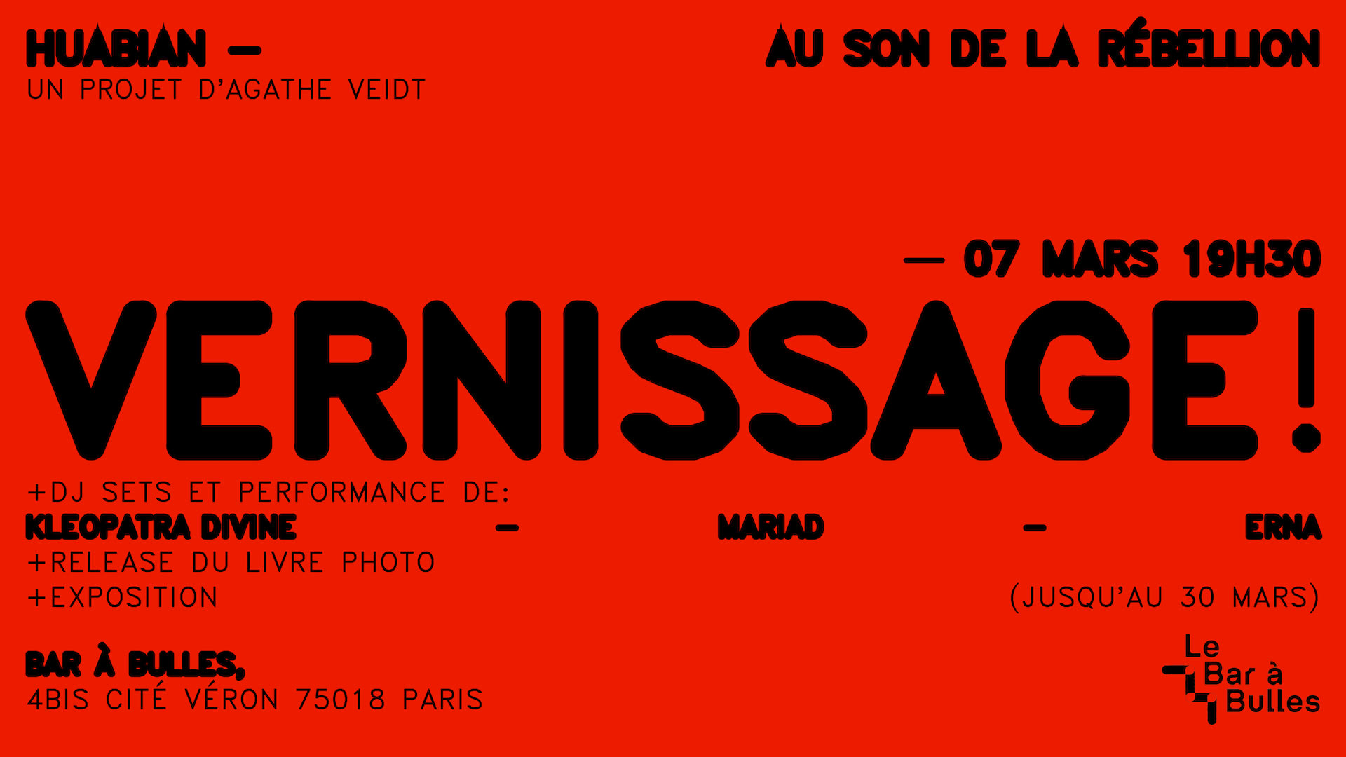 Vernissage De Huá Biàn Cover
