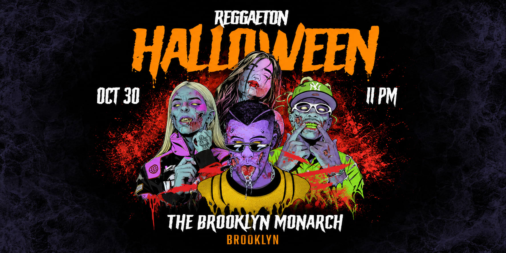 Reggaeton Halloween Oct 30 (21+) Cover