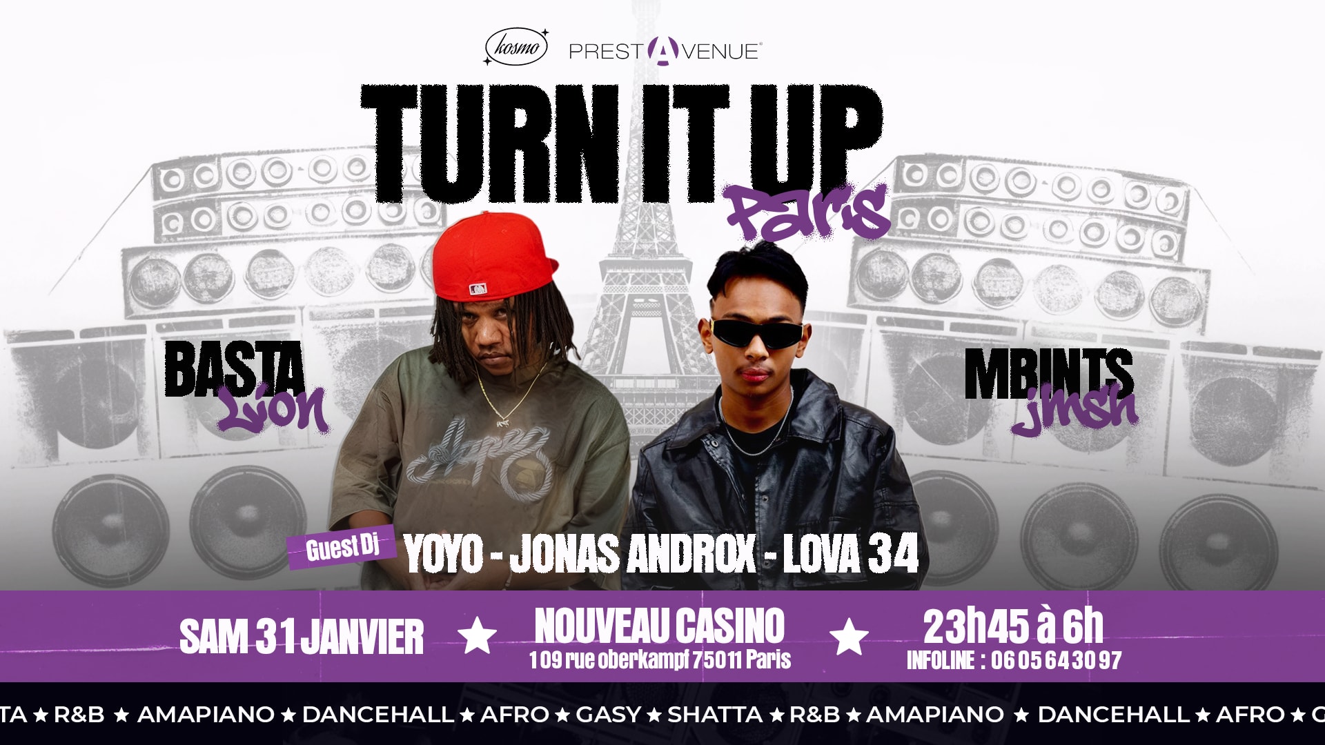 Turn It Up Paris By Kosmo X Prestavenue Cover