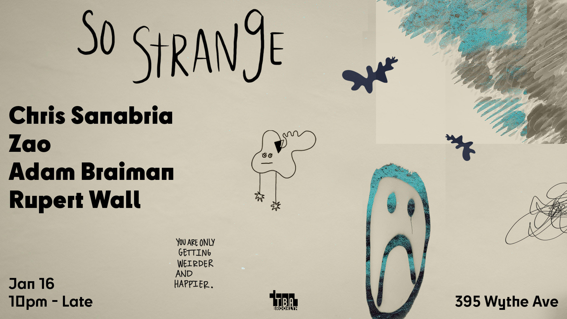 So Strange: Chris Sanabria, Zao, Adam Braiman, Rupert Wall Cover