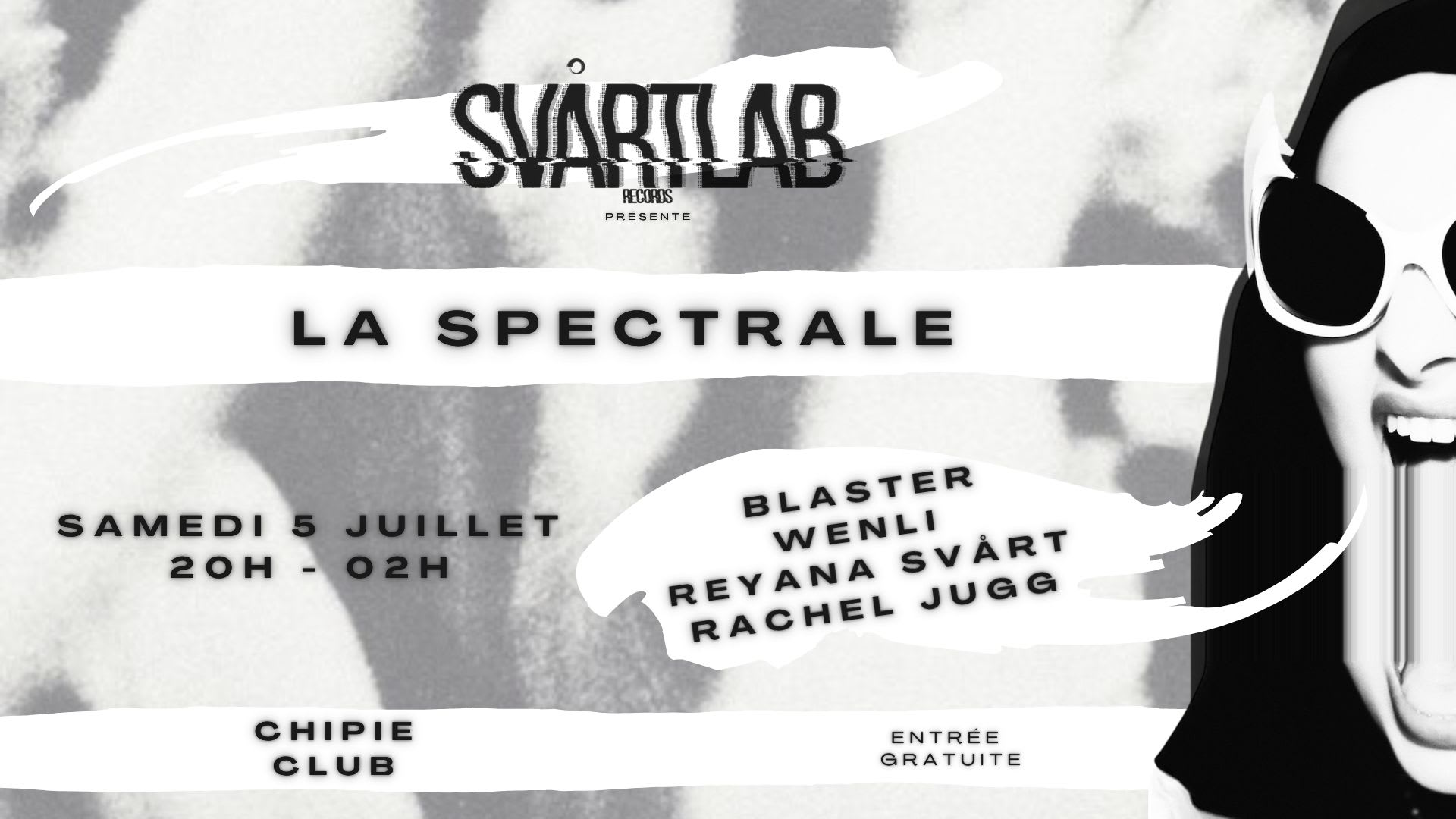 Svårtlab Records Presents La Spectrale Cover