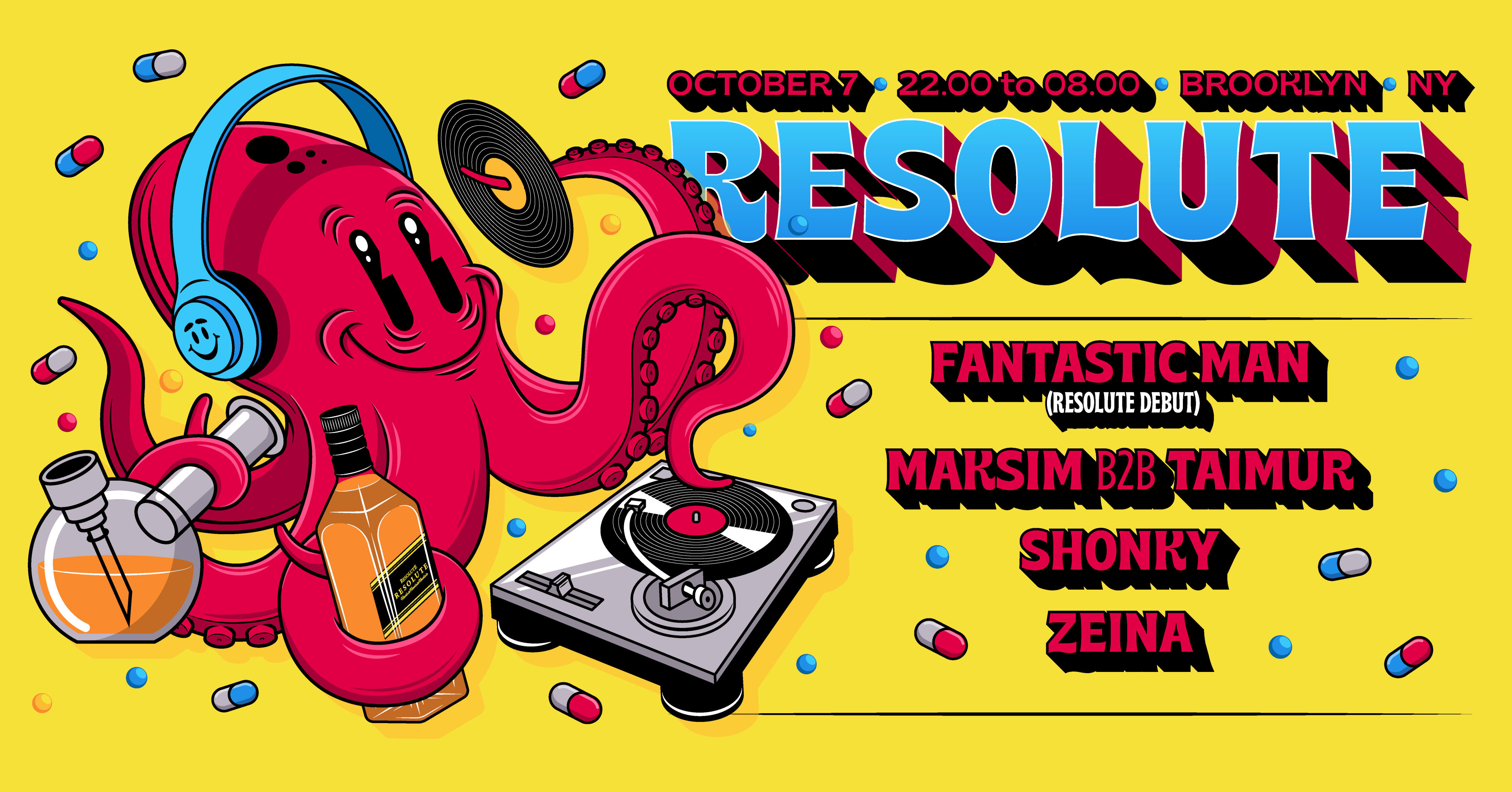 Resolute With Fantastic Man, Maksim B2b Taimur, Shonky +More Cover