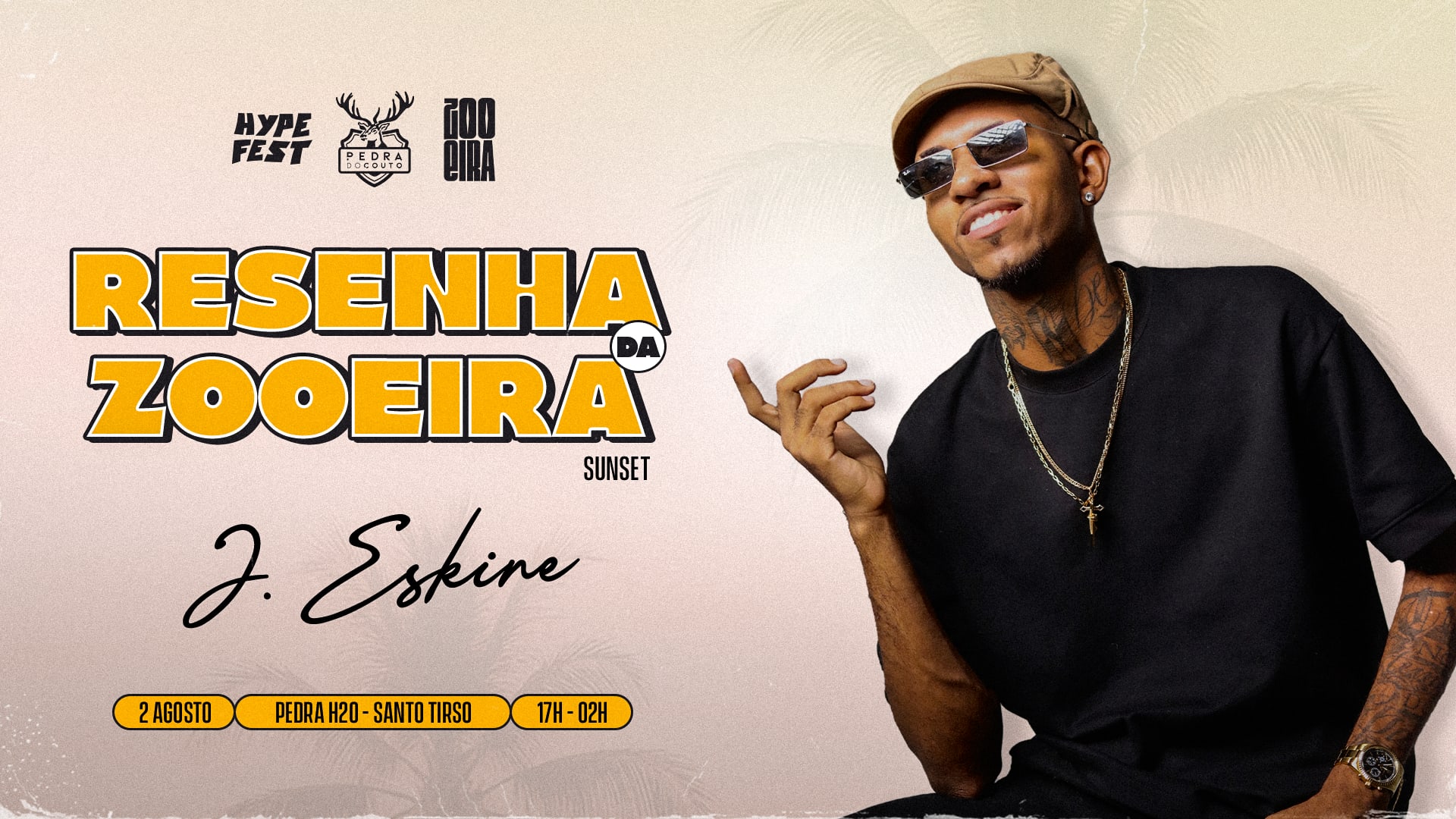 J.Eskine - Resenha Da Zooeira Sunset - 2 Ago Cover