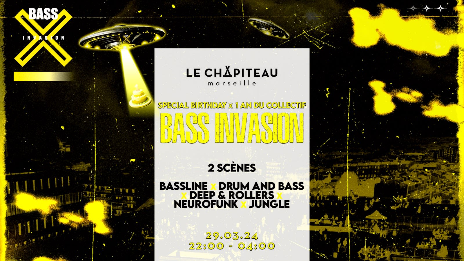 Bass Invasion // 1 An Du Collectif Cover