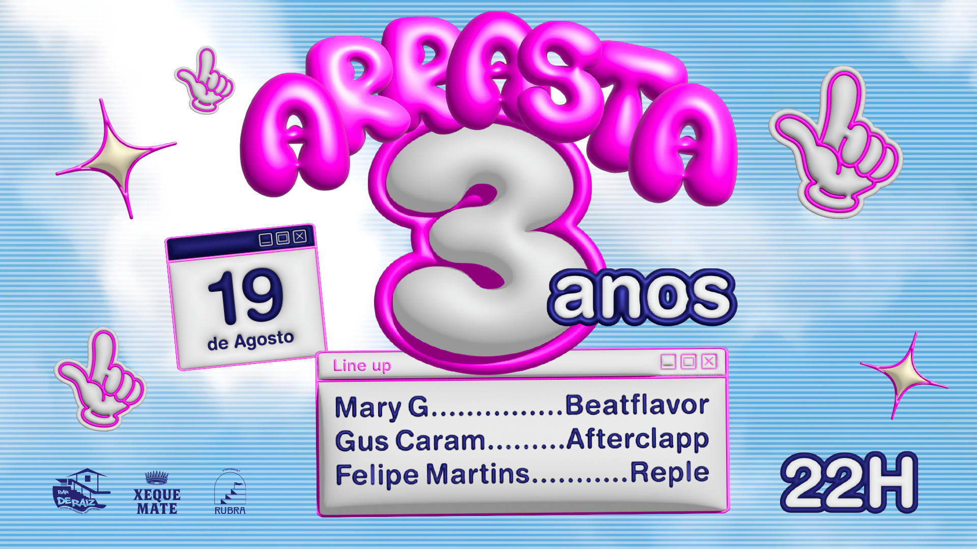 Arrasta 3 Anos Cover